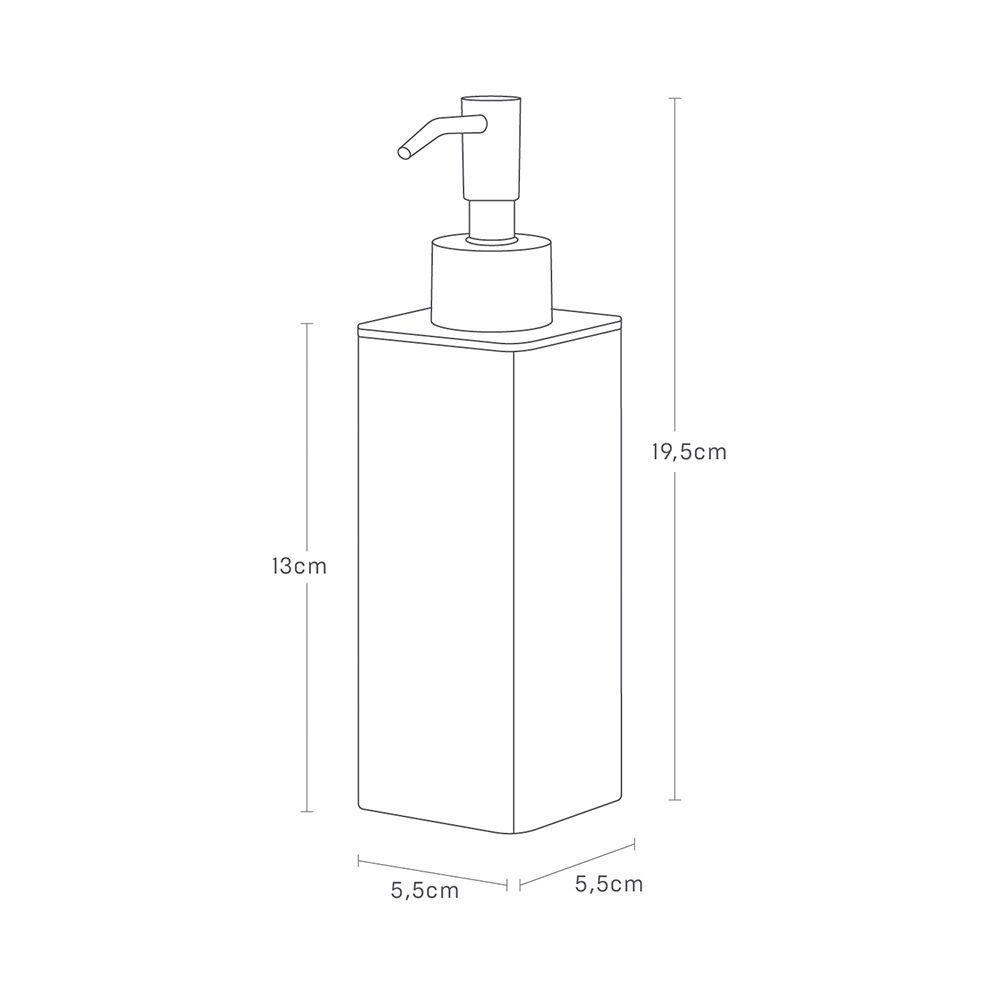 Dispensador Jabón Pared Negro-7