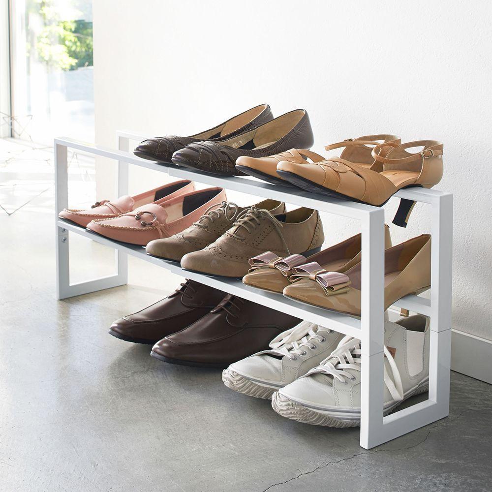 Organizador Zapatos Extensible Blanco-1