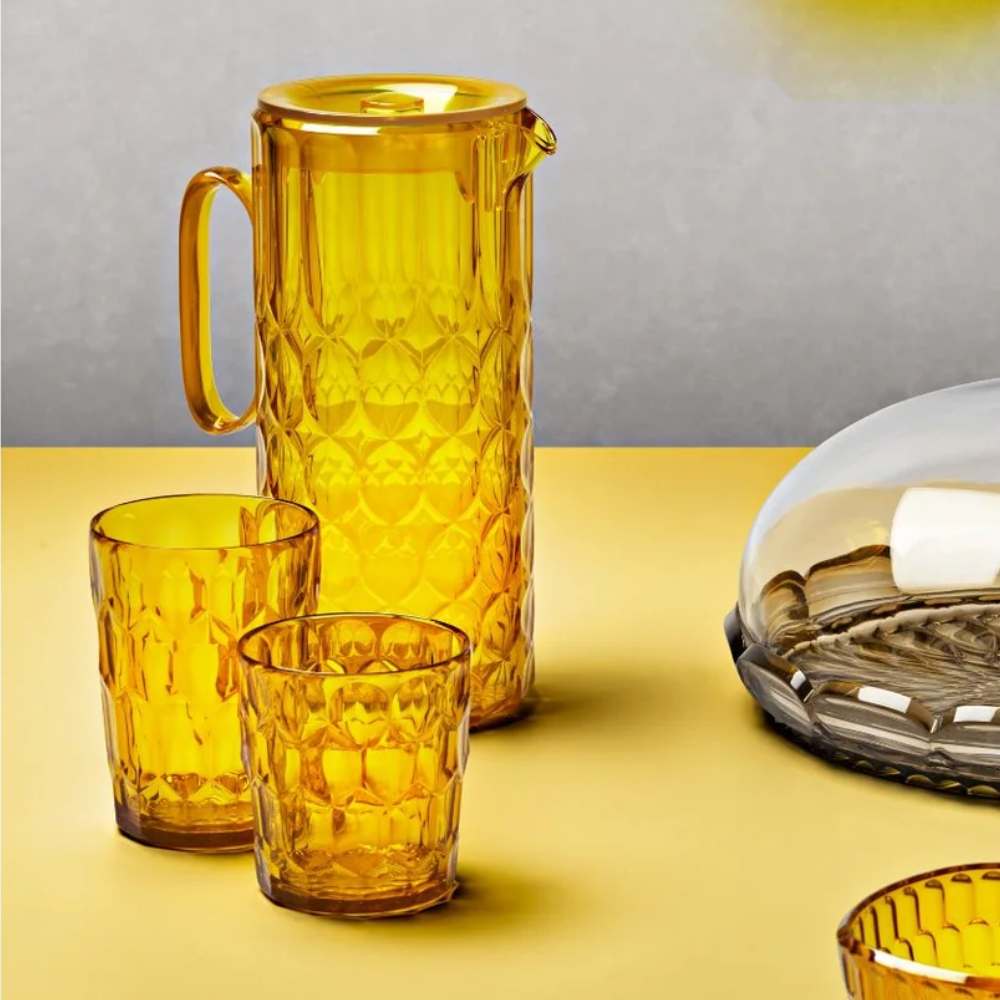 Vaso Vanity Diamond Ambar Alto-2
