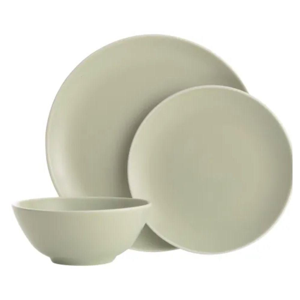 Juego Loza Classic Collection 12 Piezas Menta-0