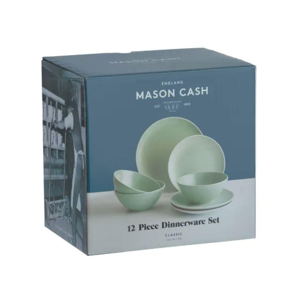 Juego Loza Classic Collection 12 Piezas Menta-2