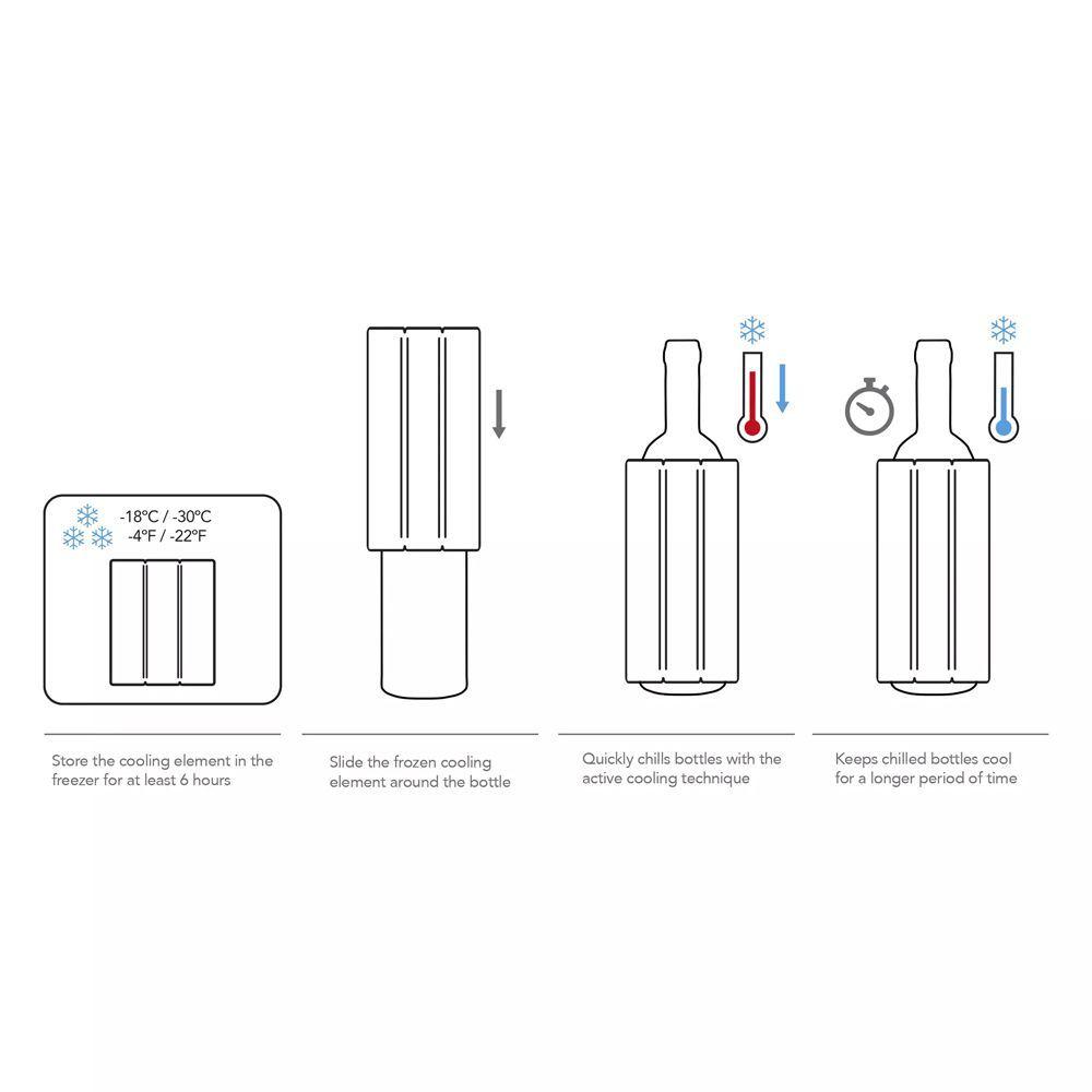 Enfriador Vino Active Cooler Silver-4