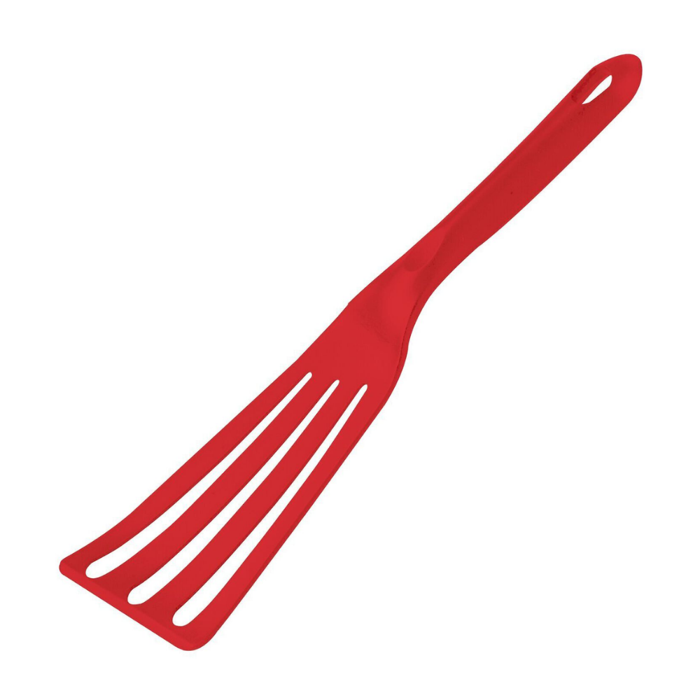 Espátula Ranurada Slim Rojo 30cms-0