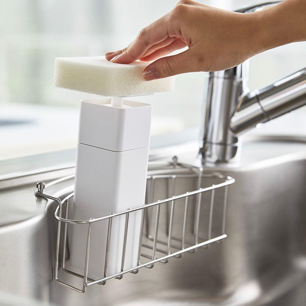 Dispensador Jabón Push Blanco-3