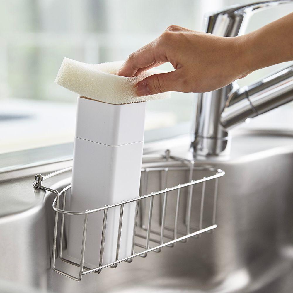Dispensador Jabón Push Blanco-4