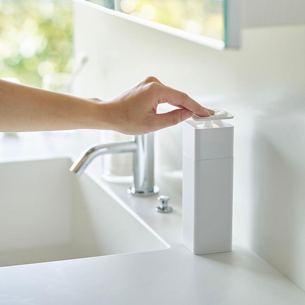 Dispensador Jabón Push Blanco-5