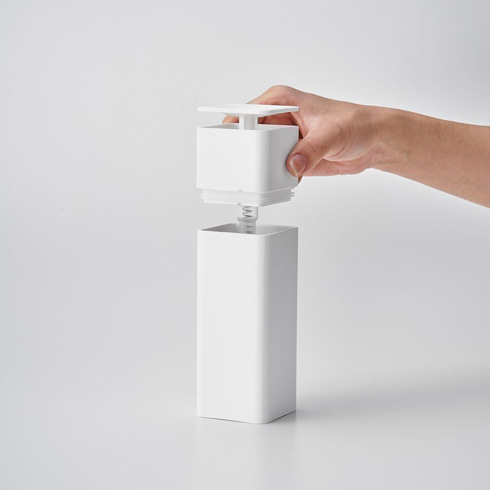 Dispensador Jabón Push Blanco-6