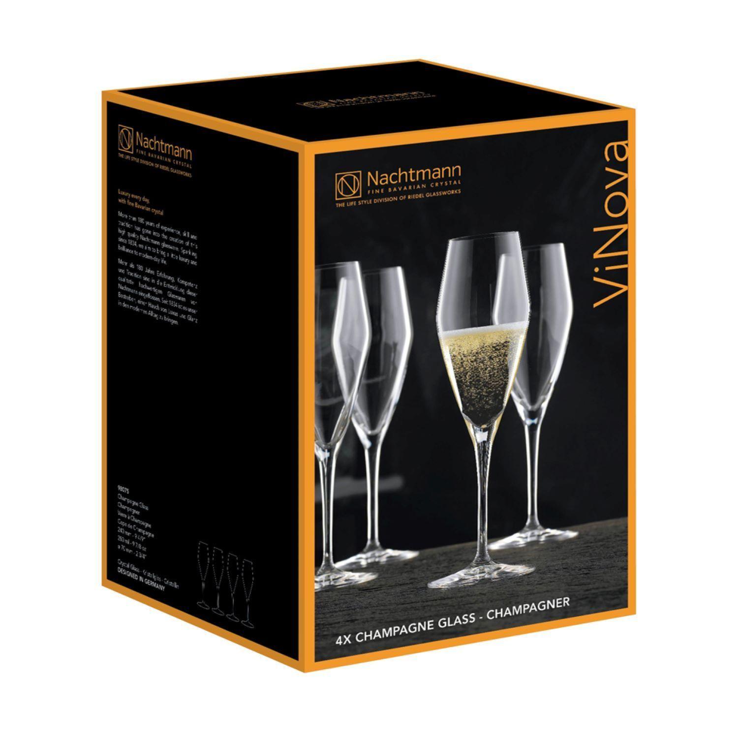 Set 4 Copas Vinova Champagne-2