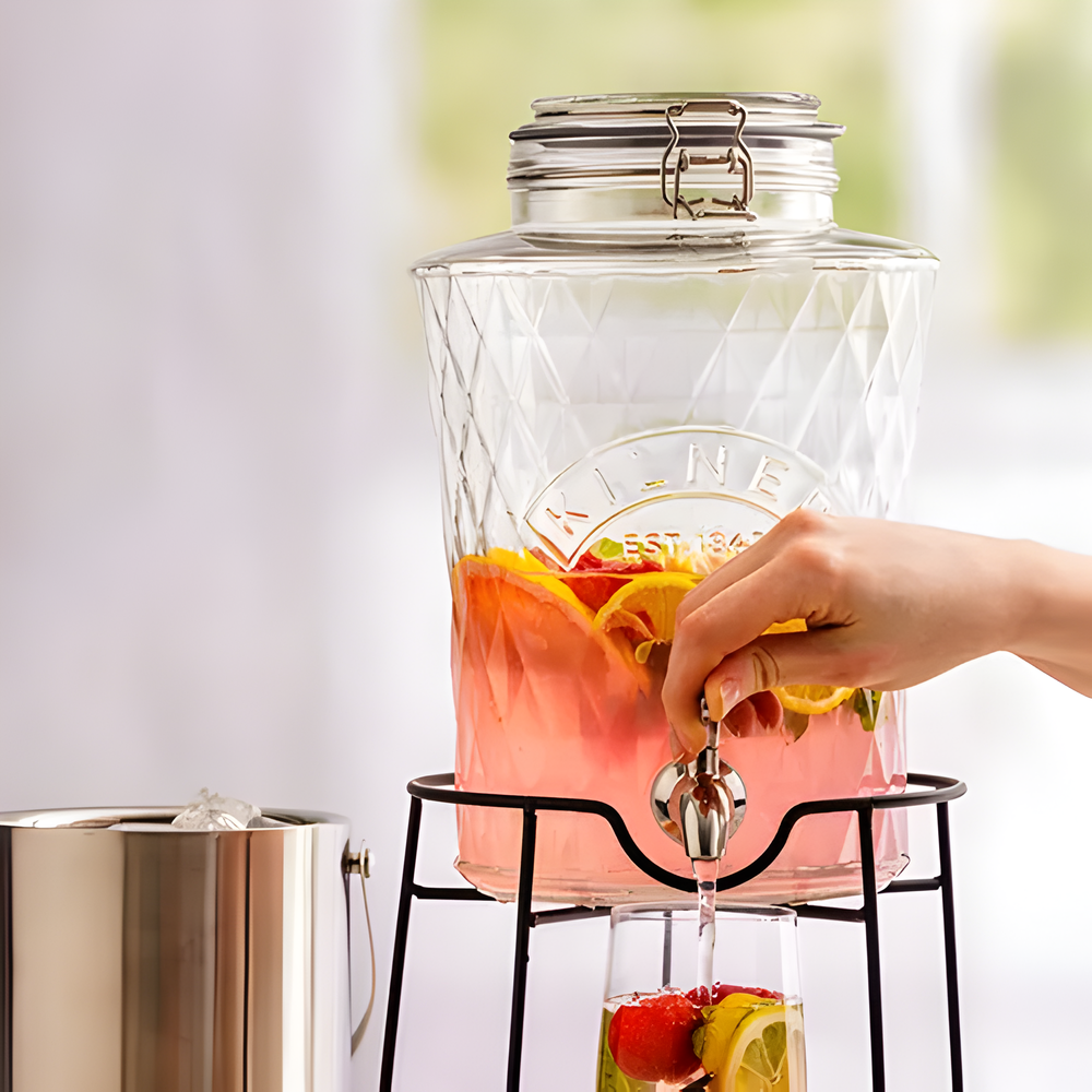 Dispensador Kilner Diamond Cierre Clip 5Lts-2