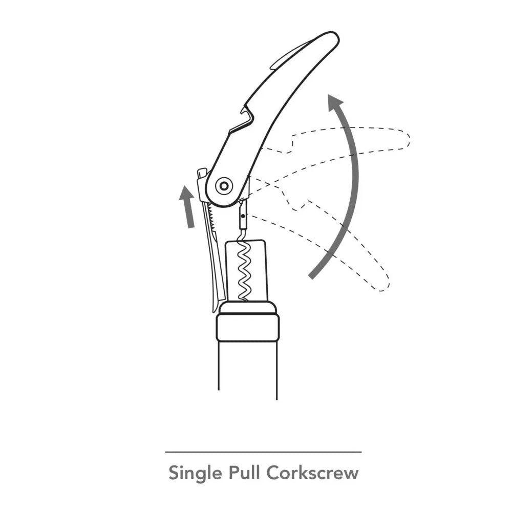 Descorchador Single Pull Negro-5