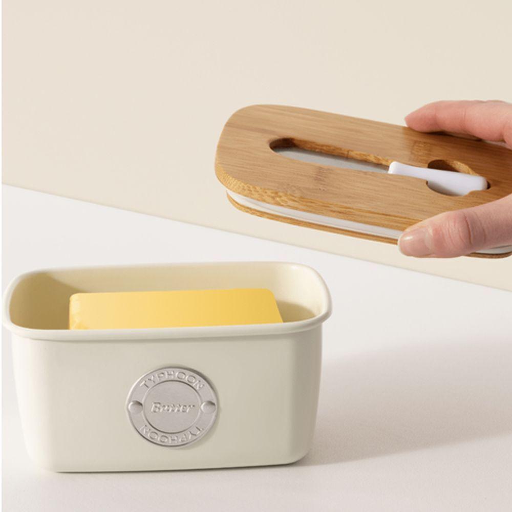 Set Mantequillero con Esp tula Living Cream-0