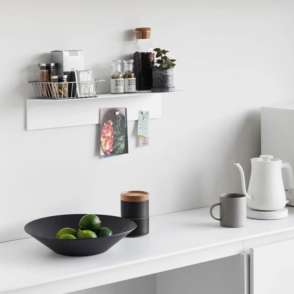 Repisa con Panel Magnético Blanco 50cms-6