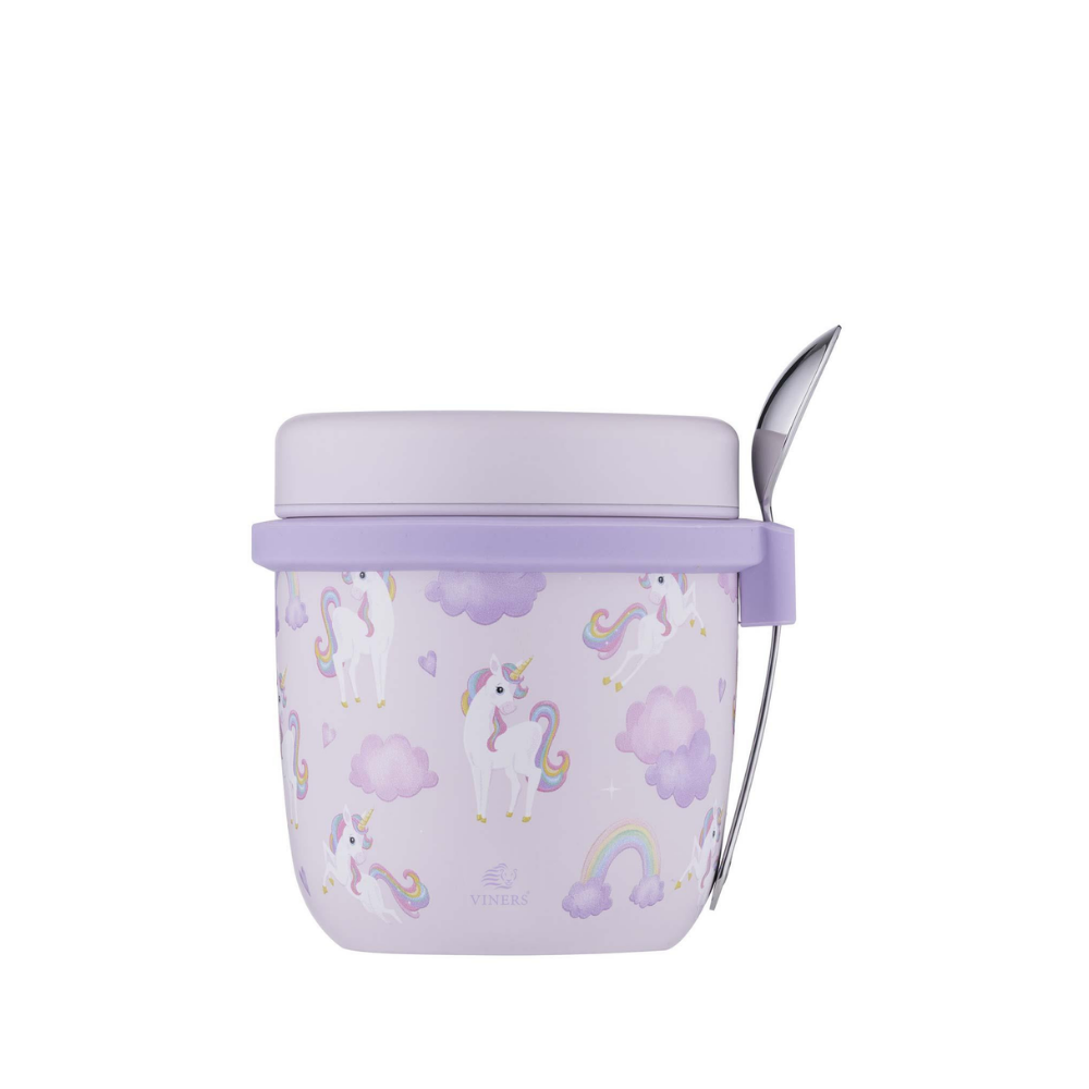 Termo Believe Unicornio con Cuchara-2