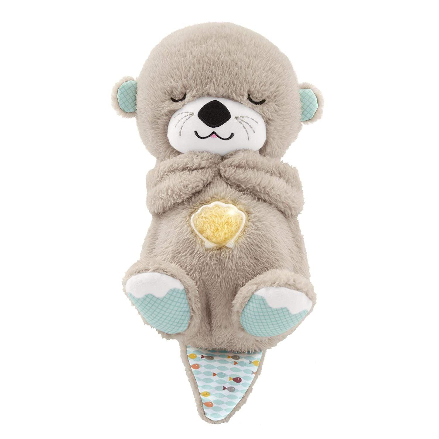 Peluche para bebés, Fisher-Price, nutria con sonido y luces-0