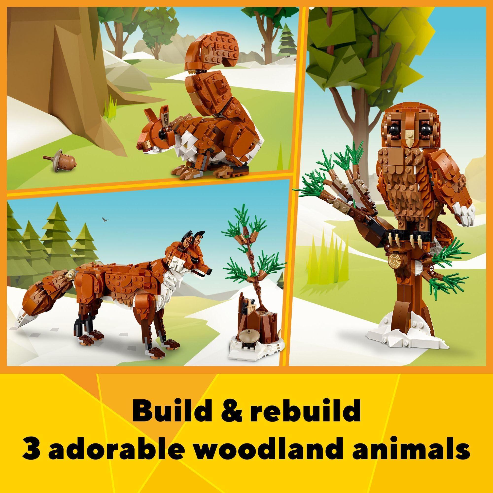 Toy LEGO Creator 3 en 1, animales del bosque-9