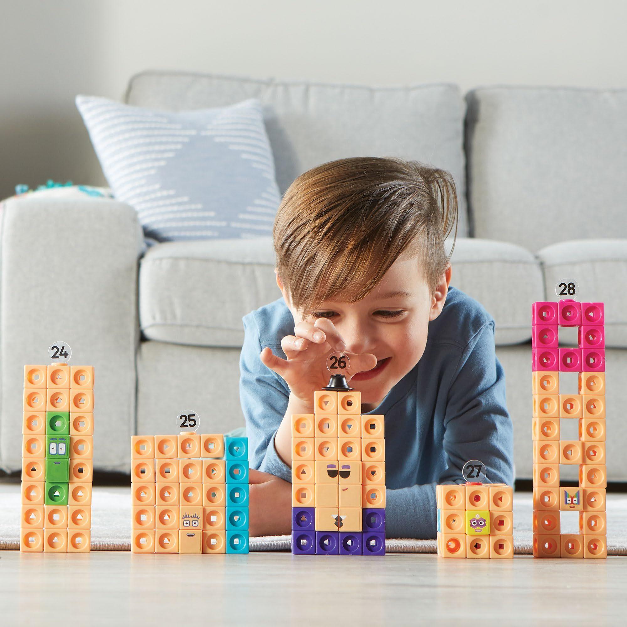 Conjunto de actividades hand2mind MathLink Cubes Numberblock-3