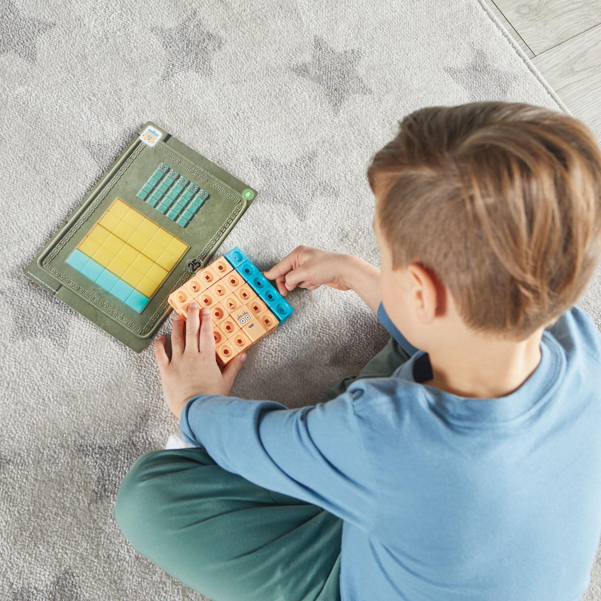 Conjunto de actividades hand2mind MathLink Cubes Numberblock-4