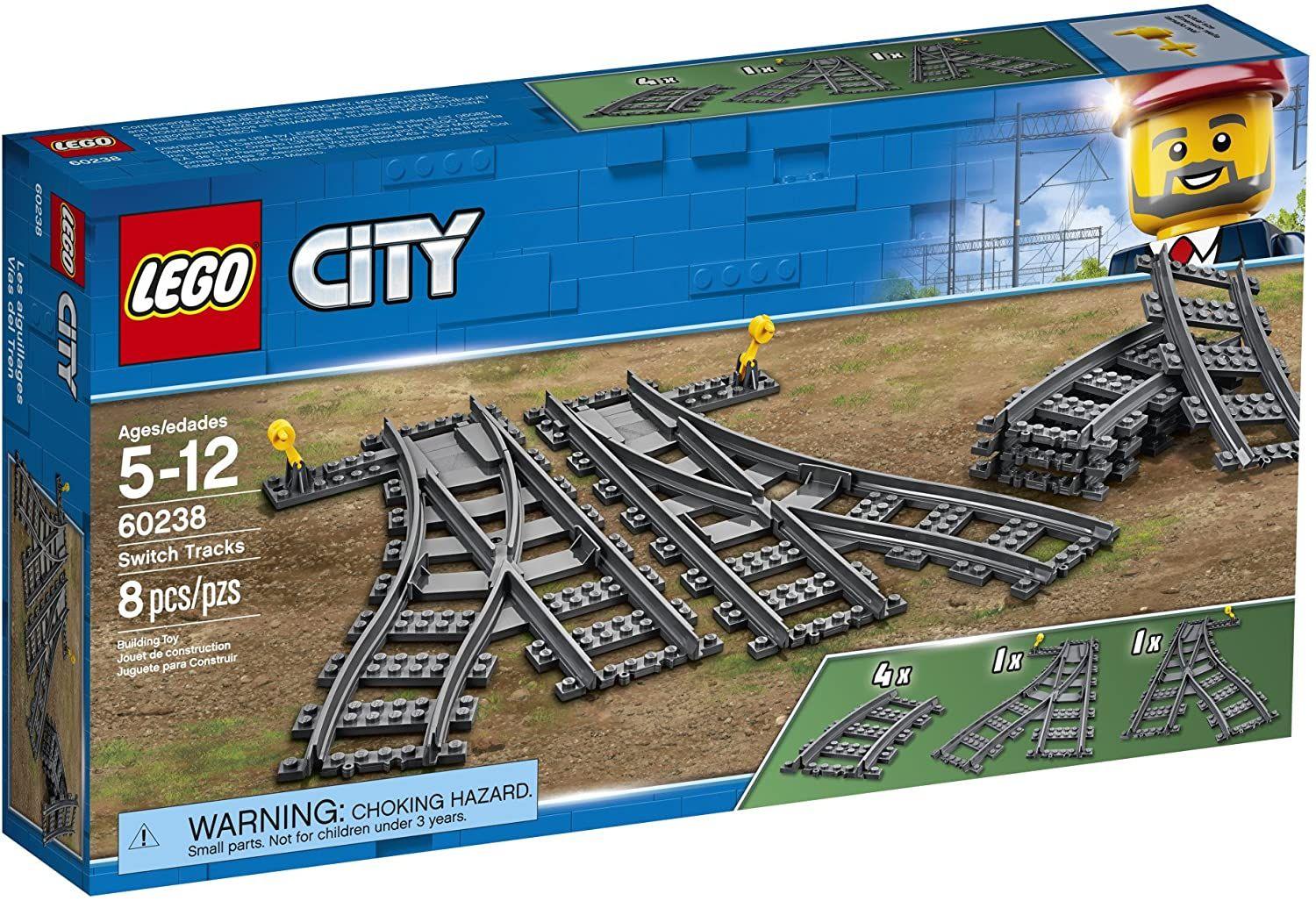 Kit de construcción LEGO Switch Tracks 60238 for Tren de Car-9