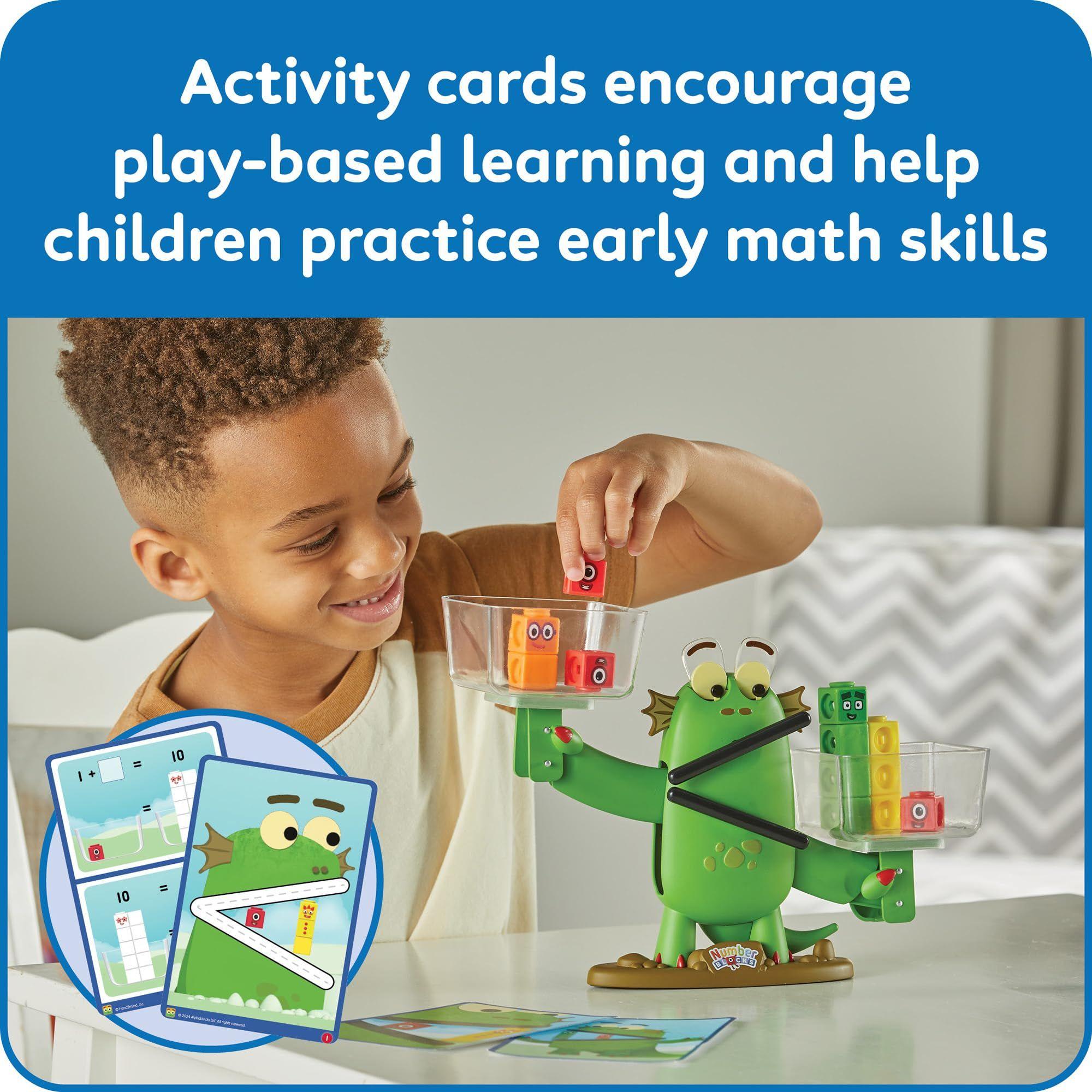 Set de actividades hand2mind Numberblocks Blockzee con 61 cubos-3