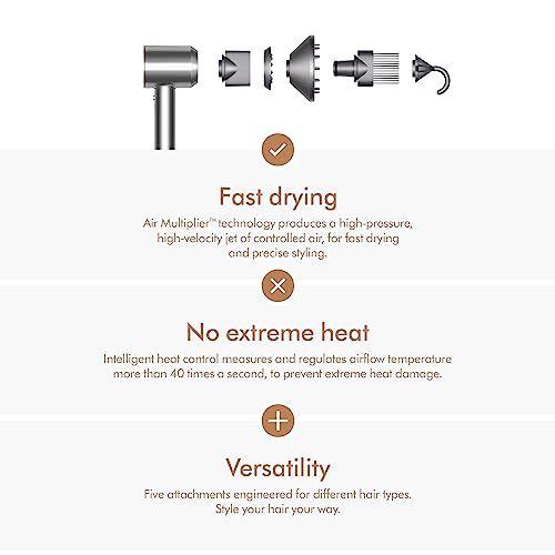 Secador de pelo Dyson Supersonic™, níquel/cobre-3
