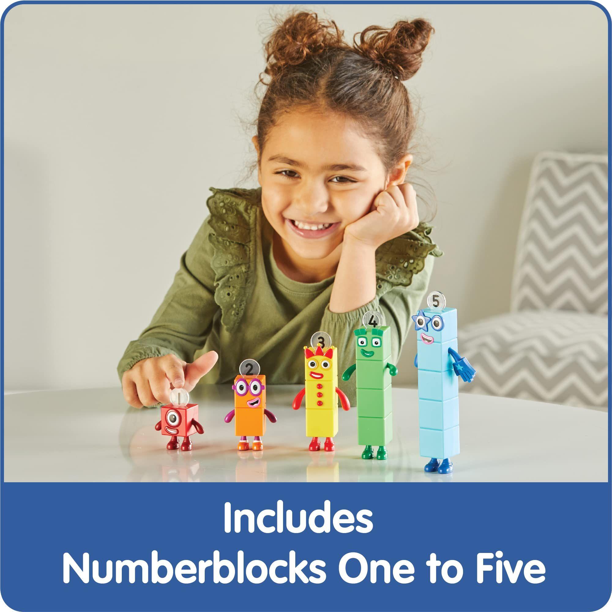 Figuras de juguete hand2mind Numberblocks Friends 1 a 5 para niños-1