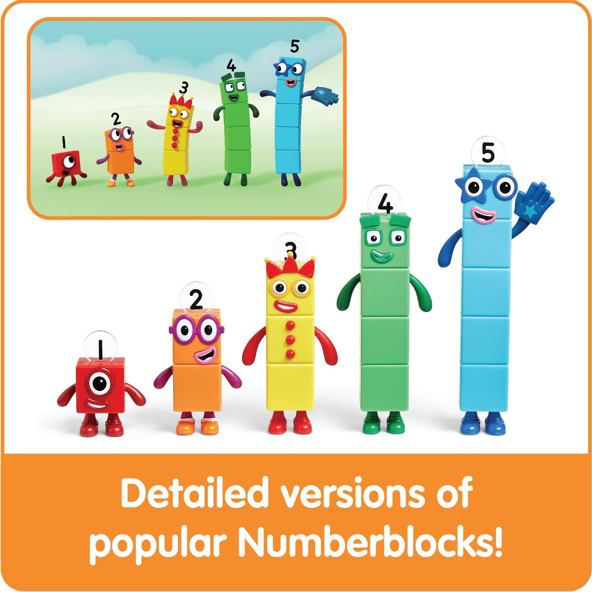 Figuras de juguete hand2mind Numberblocks Friends 1 a 5 para niños-3