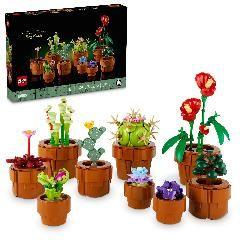Set de construcción LEGO Icons Tiny Plants con 9 plantas 103-1