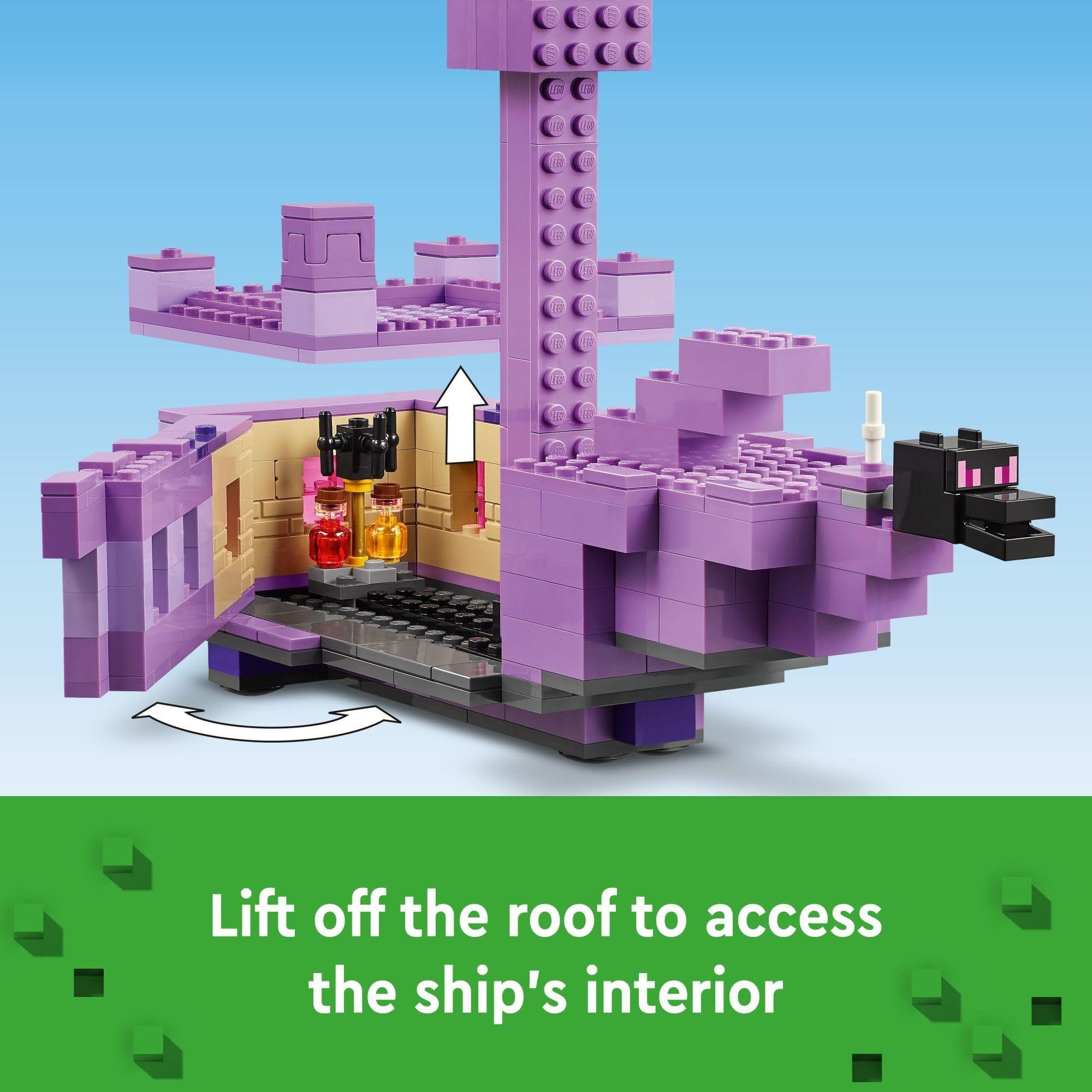 Set de construcción LEGO Minecraft The Ender Dragon-4