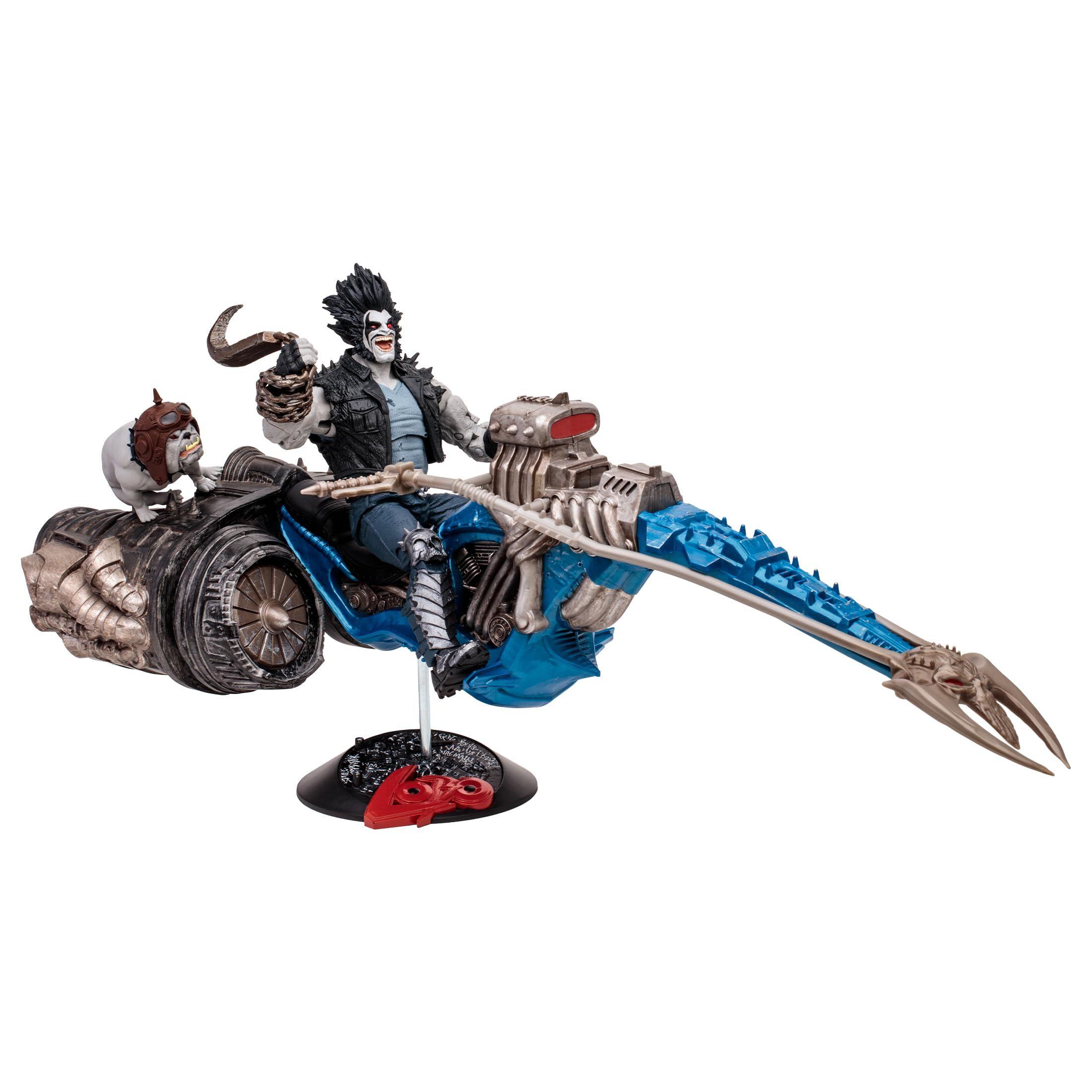 Figura de acción McFarlane Toys DC Multiverse Lobo & Spacehog-0