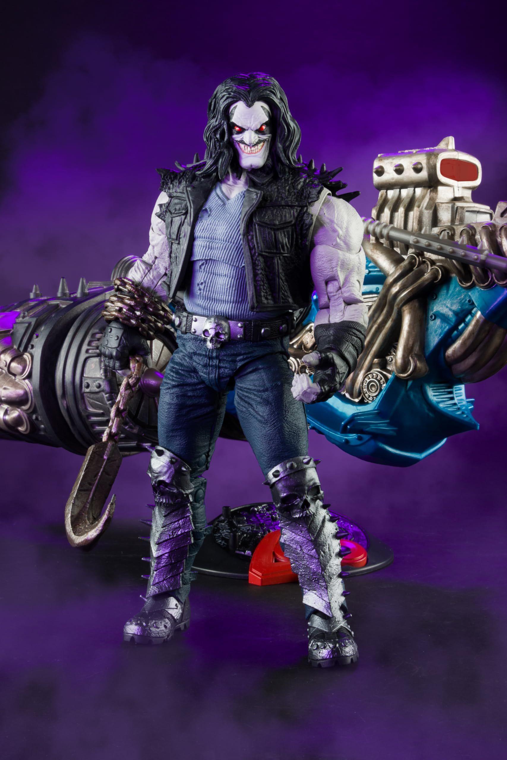 Figura de acción McFarlane Toys DC Multiverse Lobo & Spacehog-1