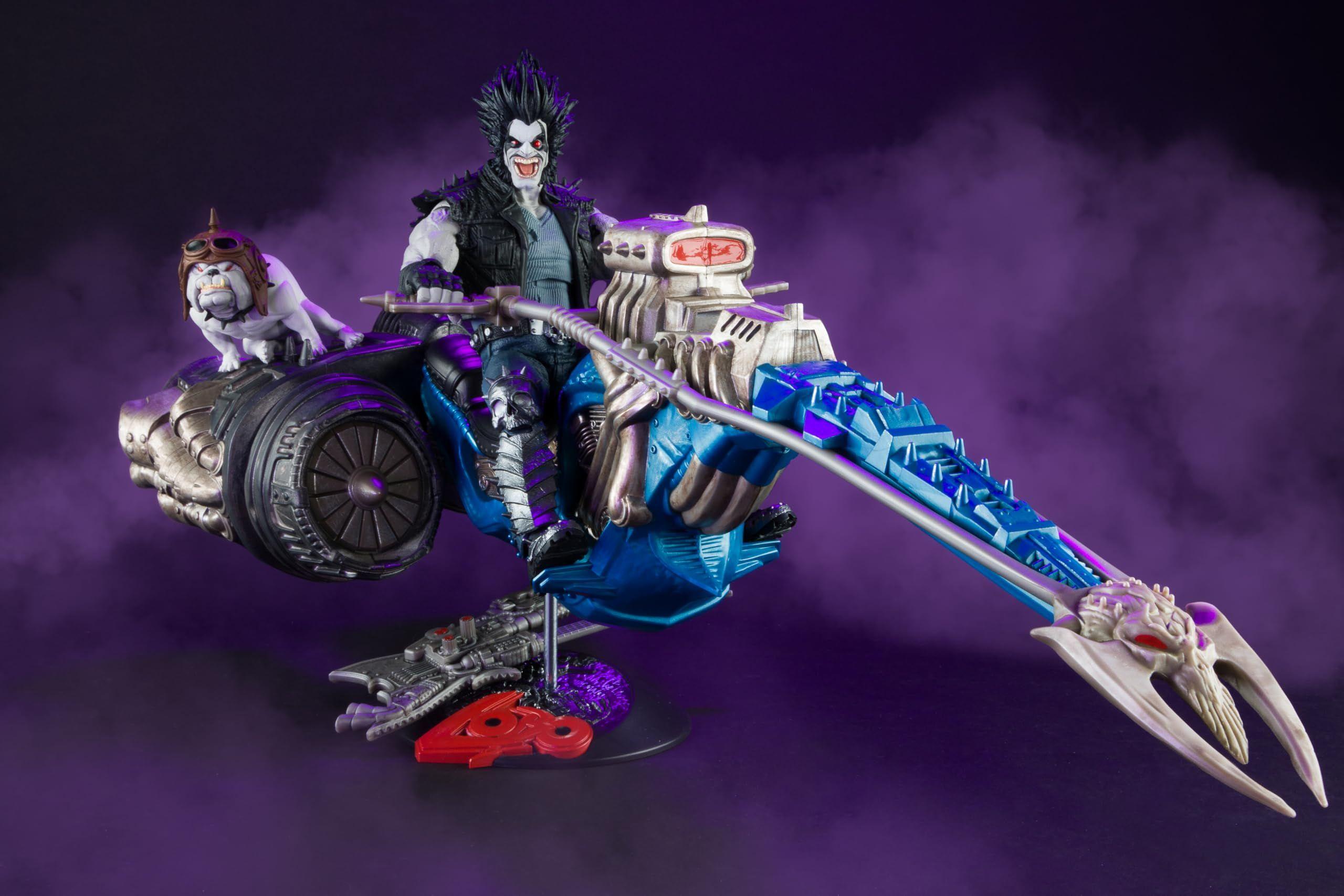 Figura de acción McFarlane Toys DC Multiverse Lobo & Spacehog-3