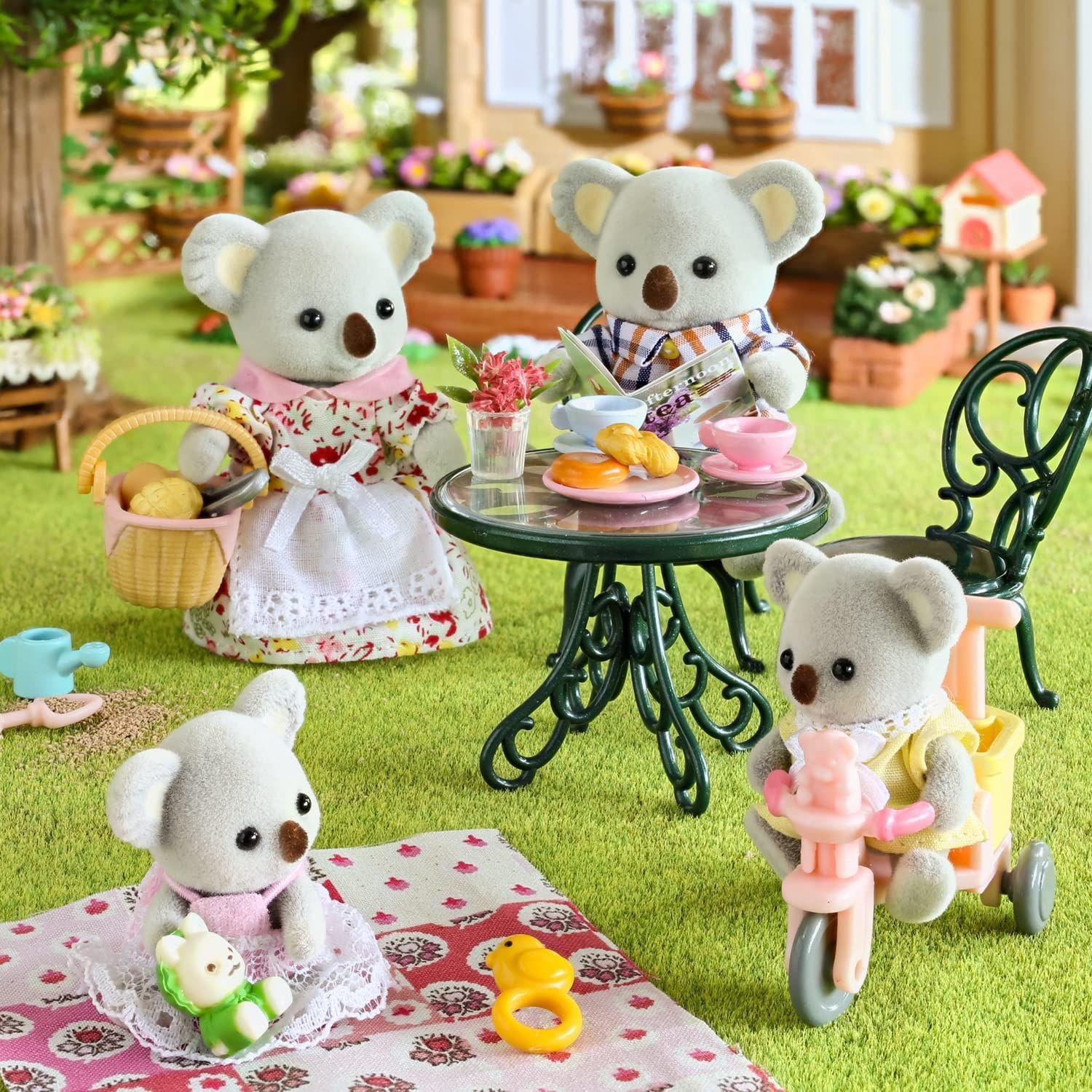 Figuras de muñecas coleccionables Calico Critters Outback Koala Family-2