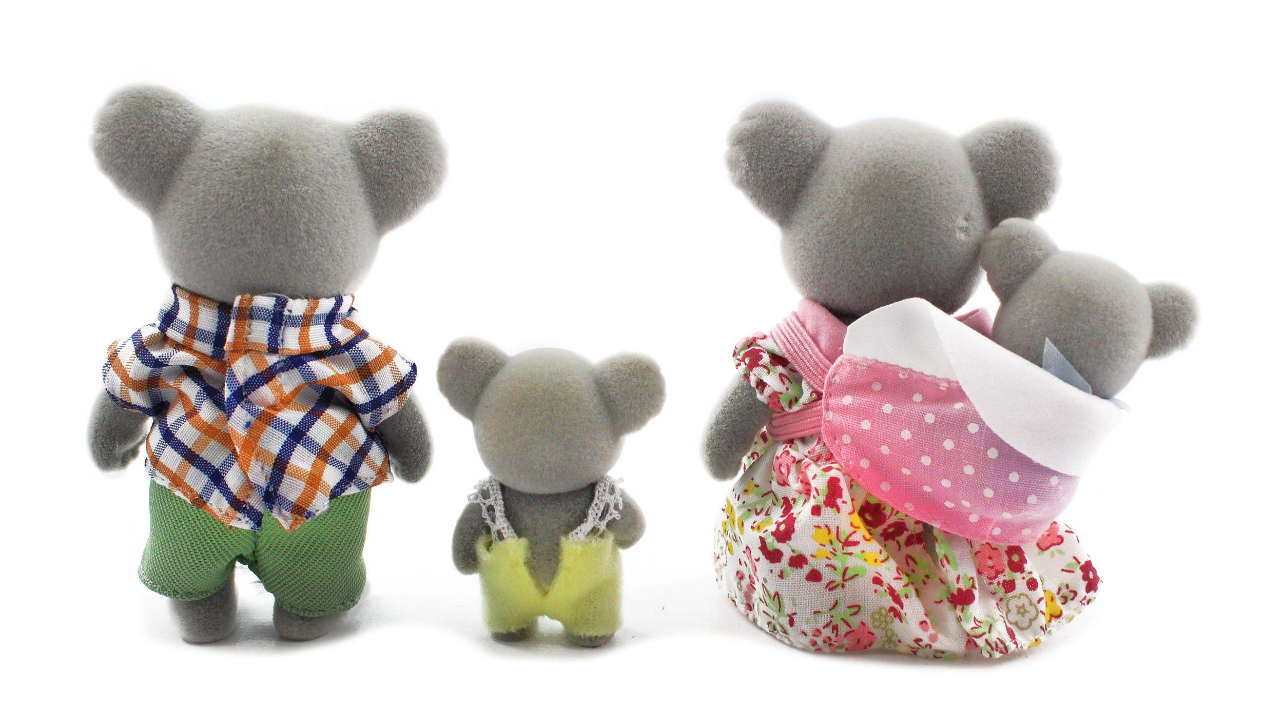 Figuras de muñecas coleccionables Calico Critters Outback Koala Family-3