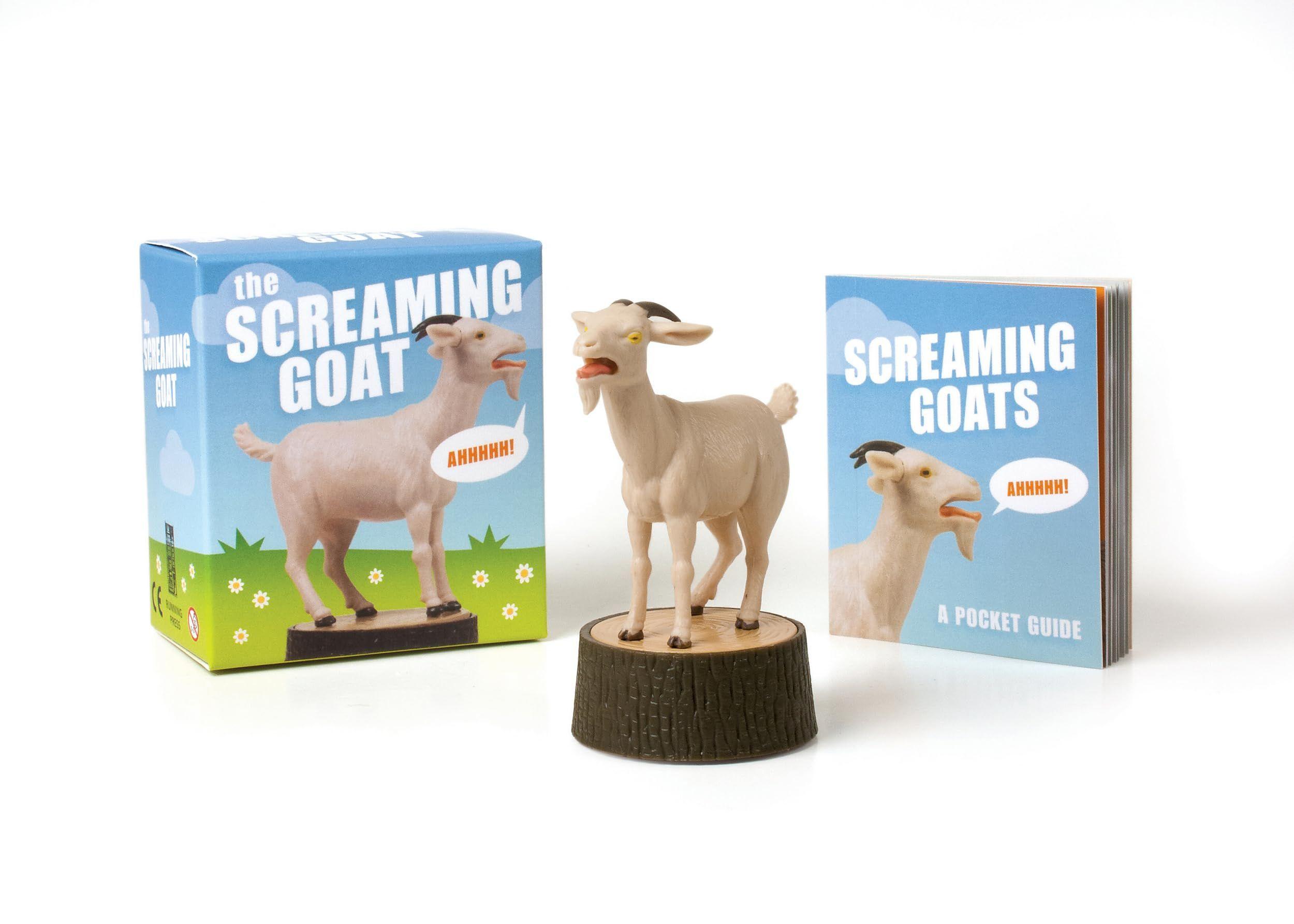 Libro + Figura The Screaming Goat RP Minis Running Press-0