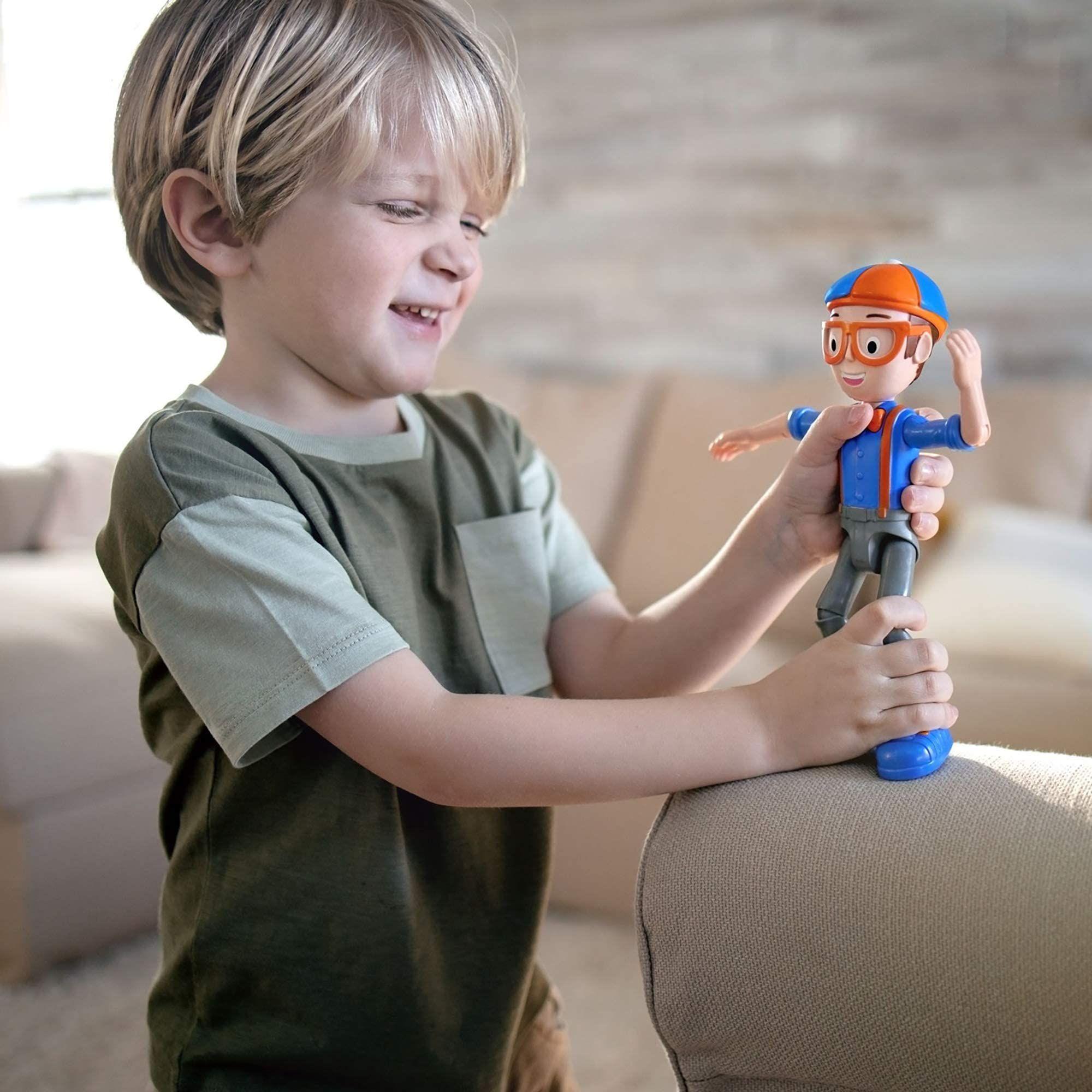 Talking Figure Blippi, juguete articulado con 8 sonidos-2