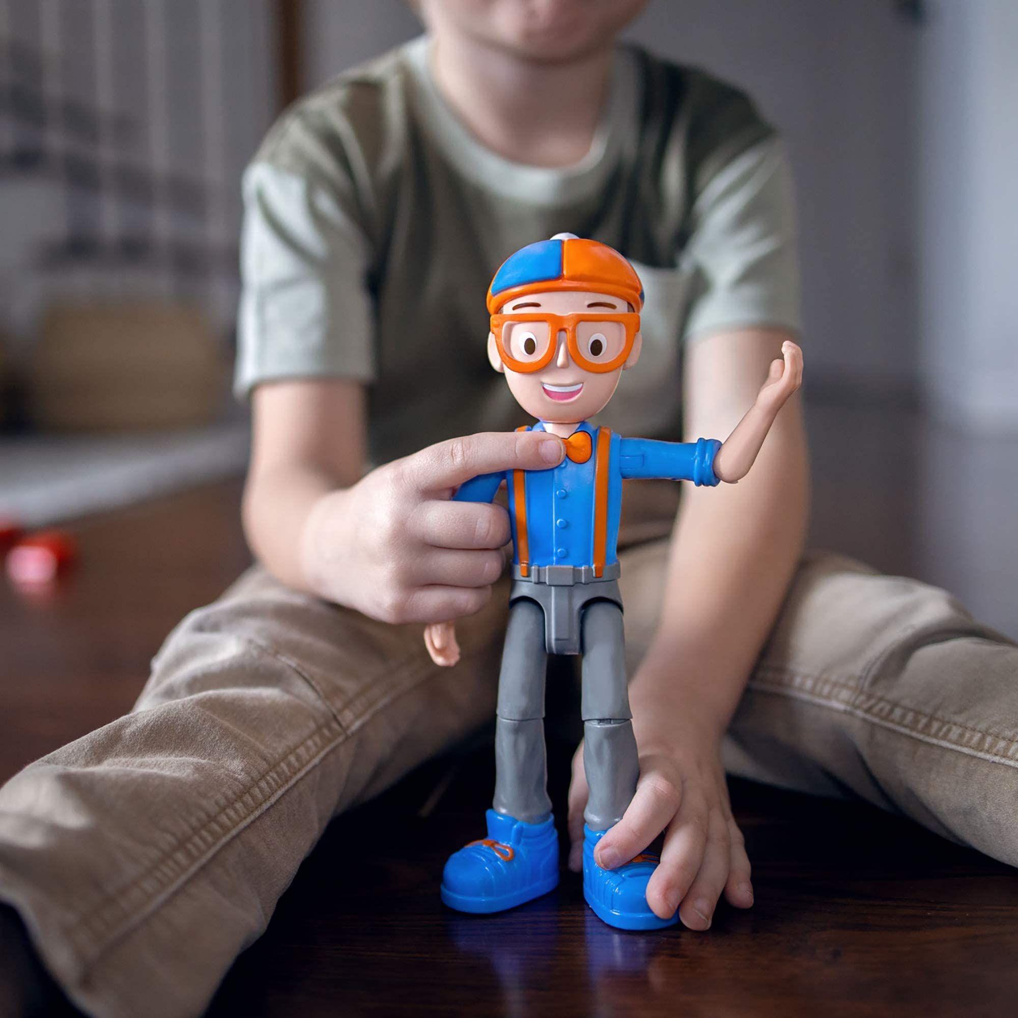 Talking Figure Blippi, juguete articulado con 8 sonidos-3