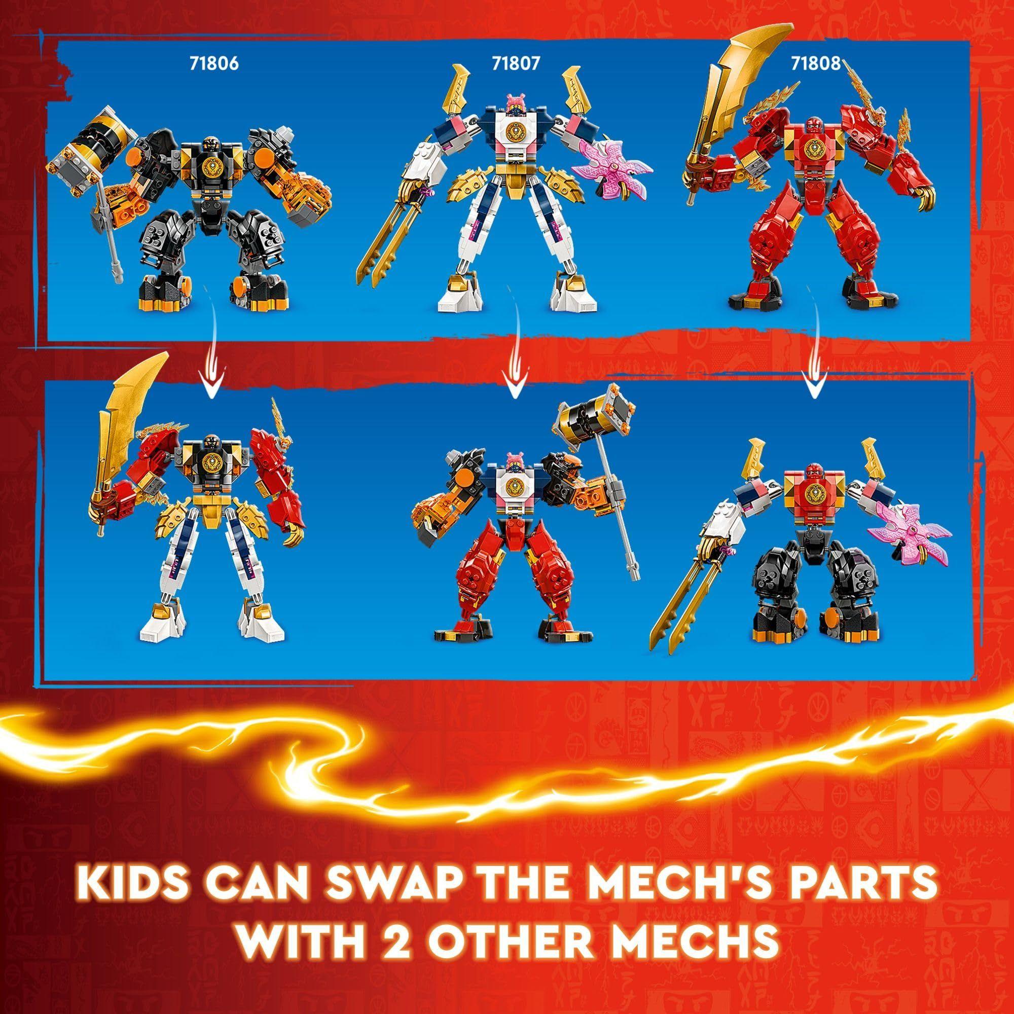 Figura de acción de juguete LEGO NINJAGO Cole's Elemental-3