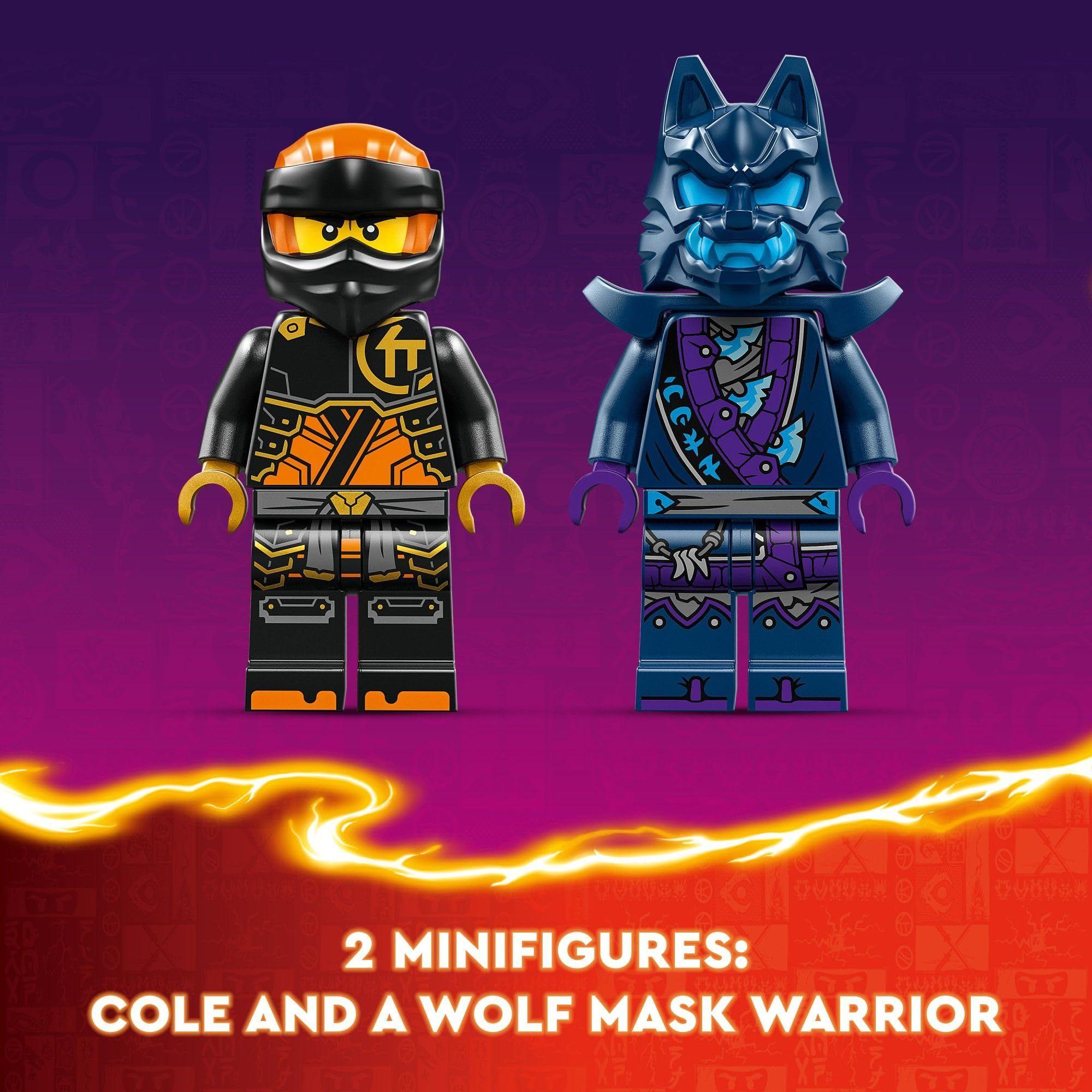Figura de acción de juguete LEGO NINJAGO Cole's Elemental-4