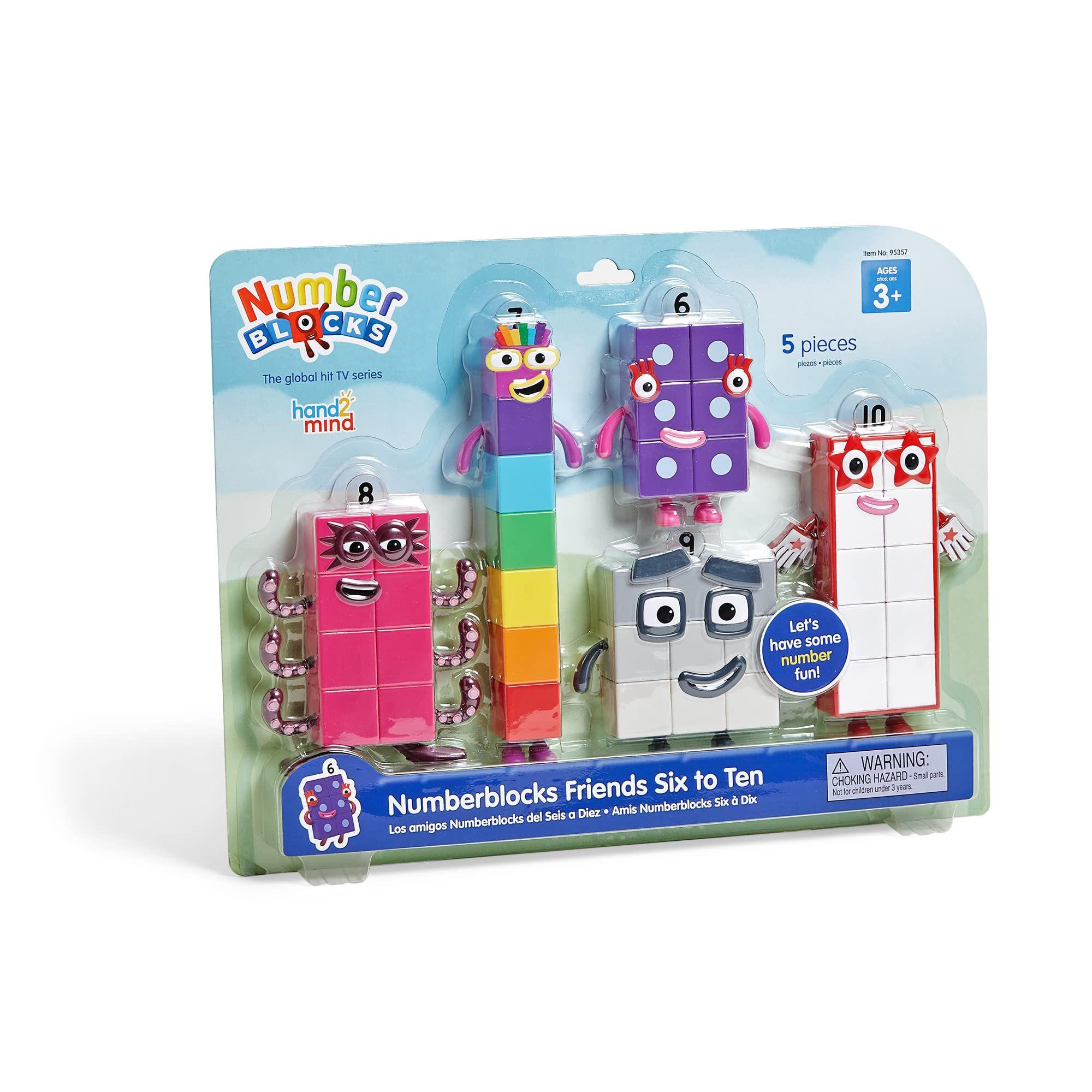 Set de figuras de acción hand2mind Numberblocks Friends 6-10-0