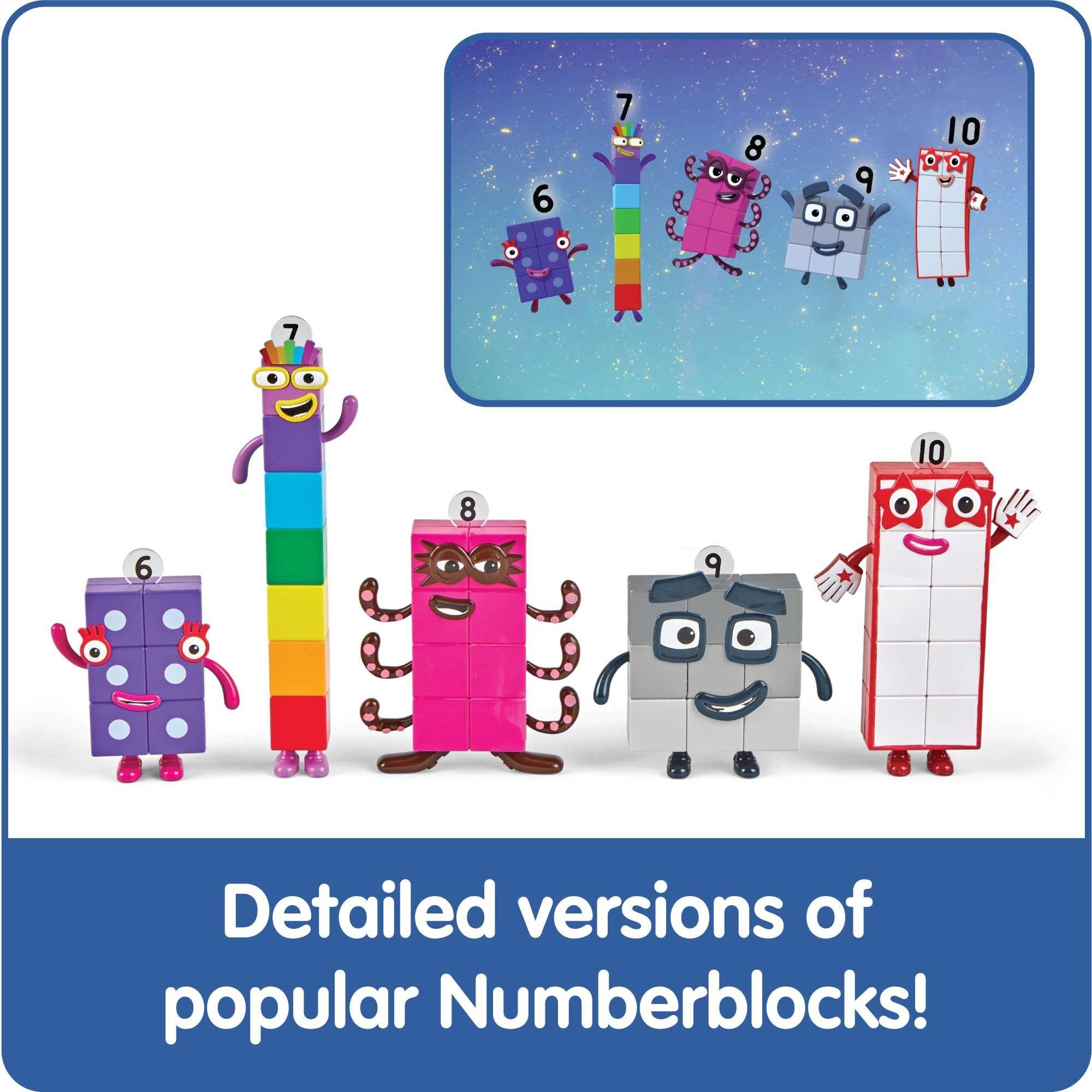 Set de figuras de acción hand2mind Numberblocks Friends 6-10-2
