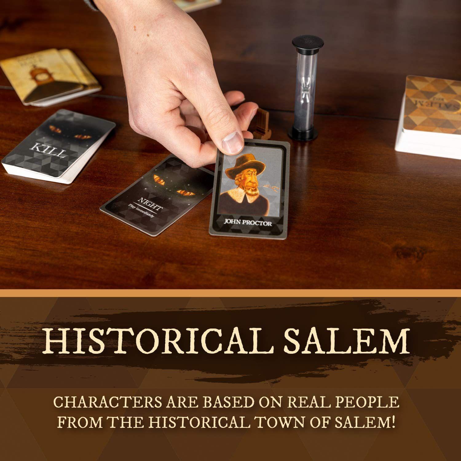 Juego de mesa Facade Games Salem 1692 Witch Hunt 4-12 jugadores-4