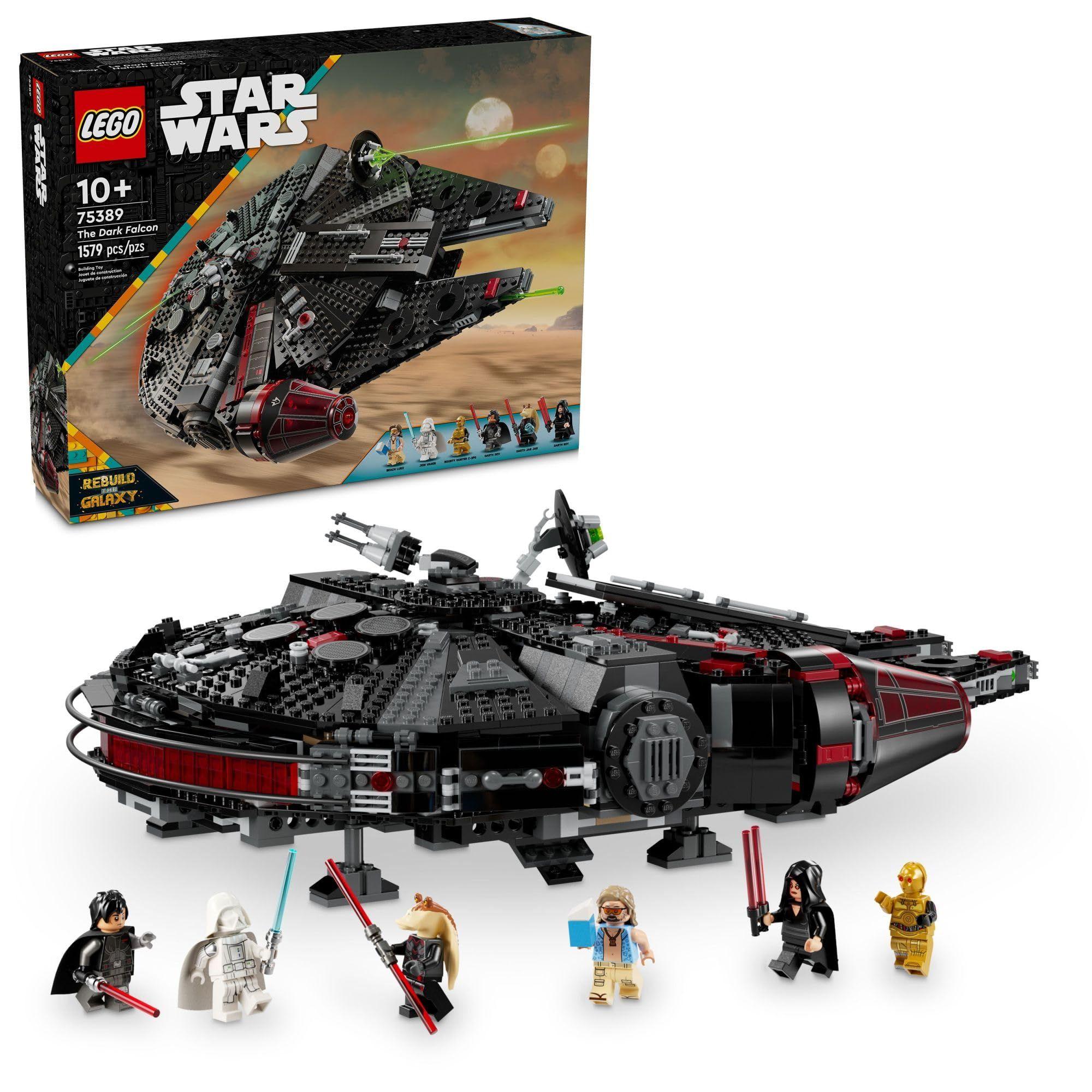 Nave estelar de juguete LEGO Star Wars El Halcón Oscuro -7