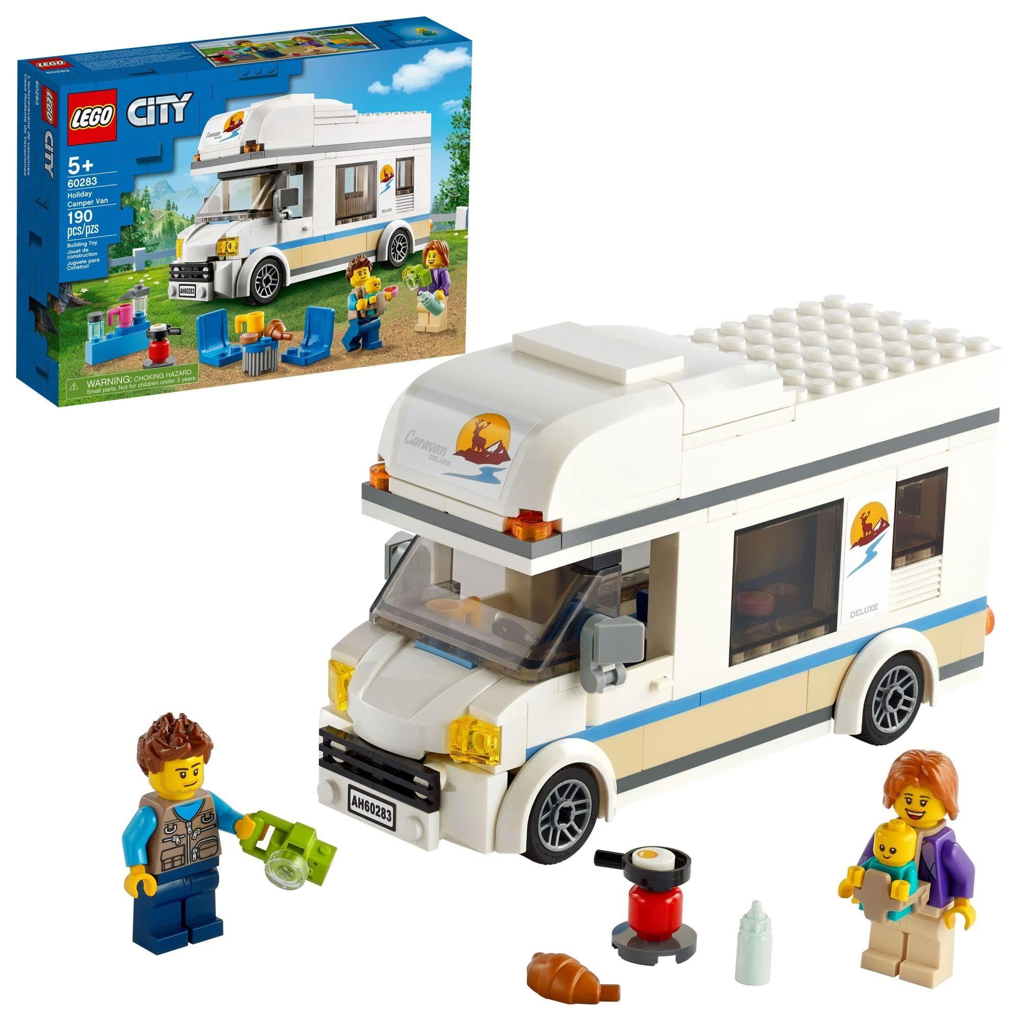 Kit de construcción LEGO City Holiday Camper Van para niños-0
