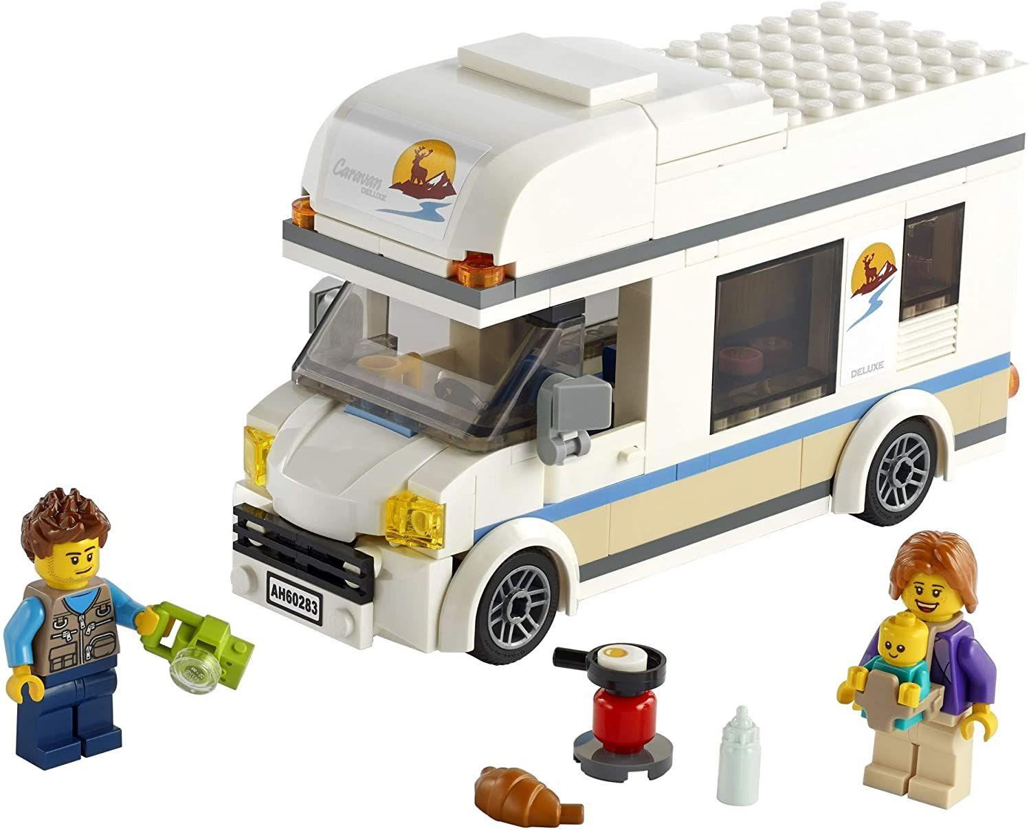 Kit de construcción LEGO City Holiday Camper Van para niños-1