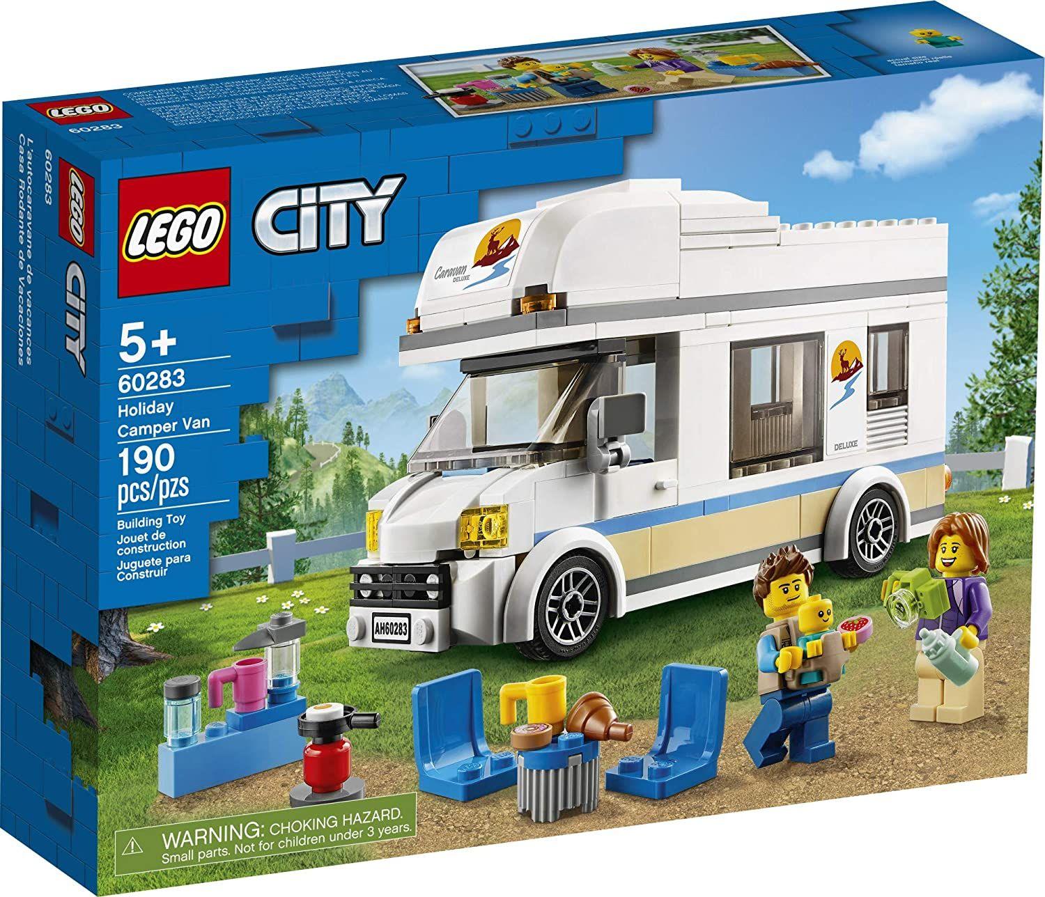 Kit de construcción LEGO City Holiday Camper Van para niños-3