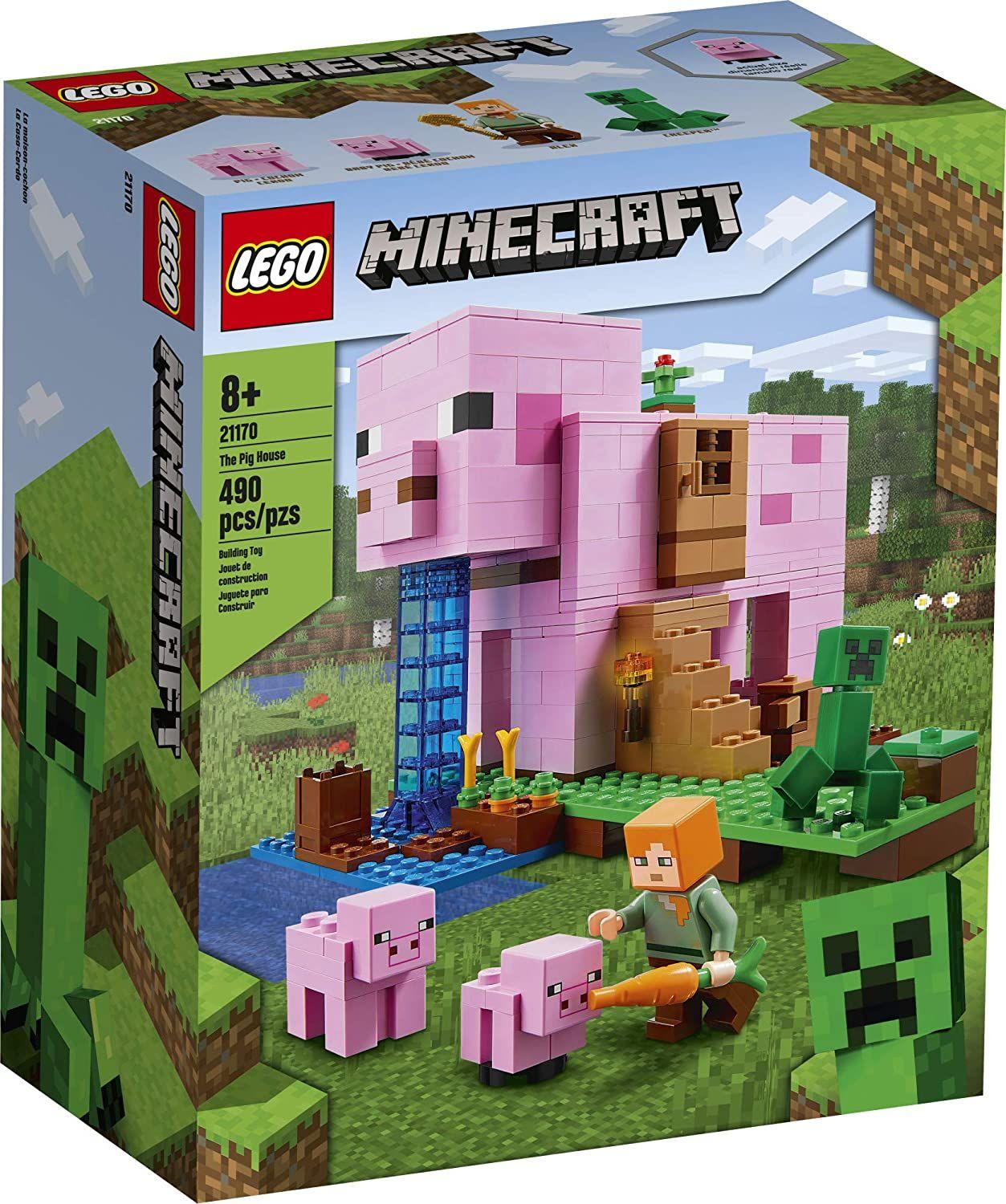 Juguete Minecraft Pig House 21170 Alex Creeper Pig House 202-9
