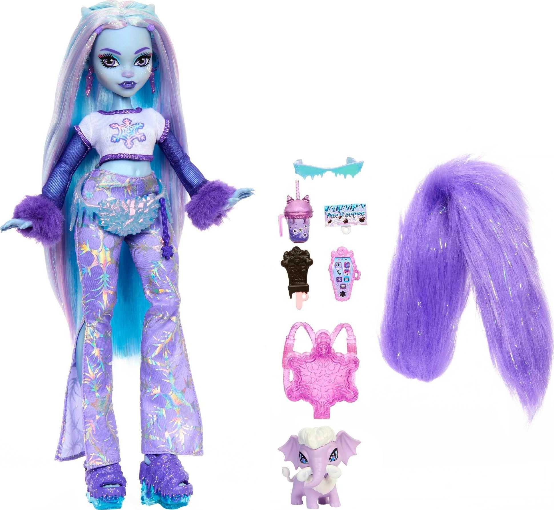 Yeti bominable de Doll Monster High Abbey con tundra de mamu-0