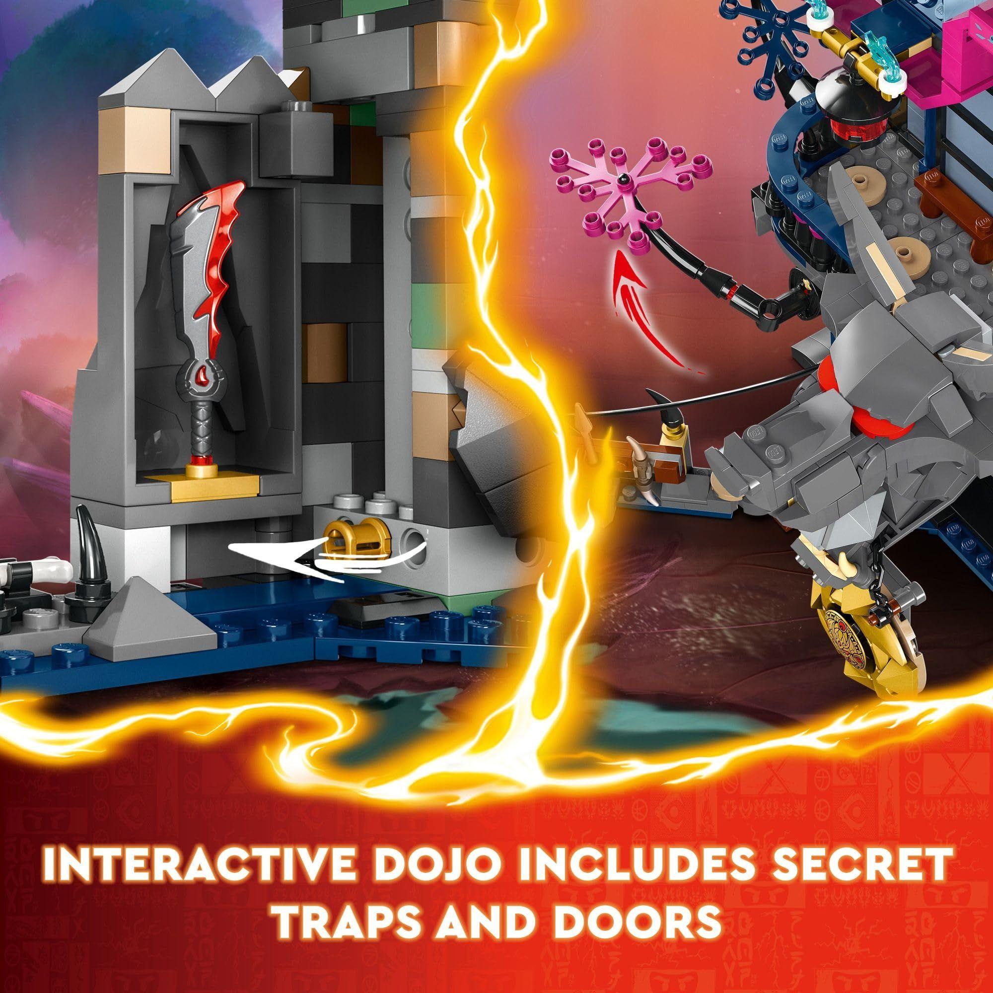 Juguete de construcción LEGO NINJAGO Wolf Mask Shadow Dojo -3