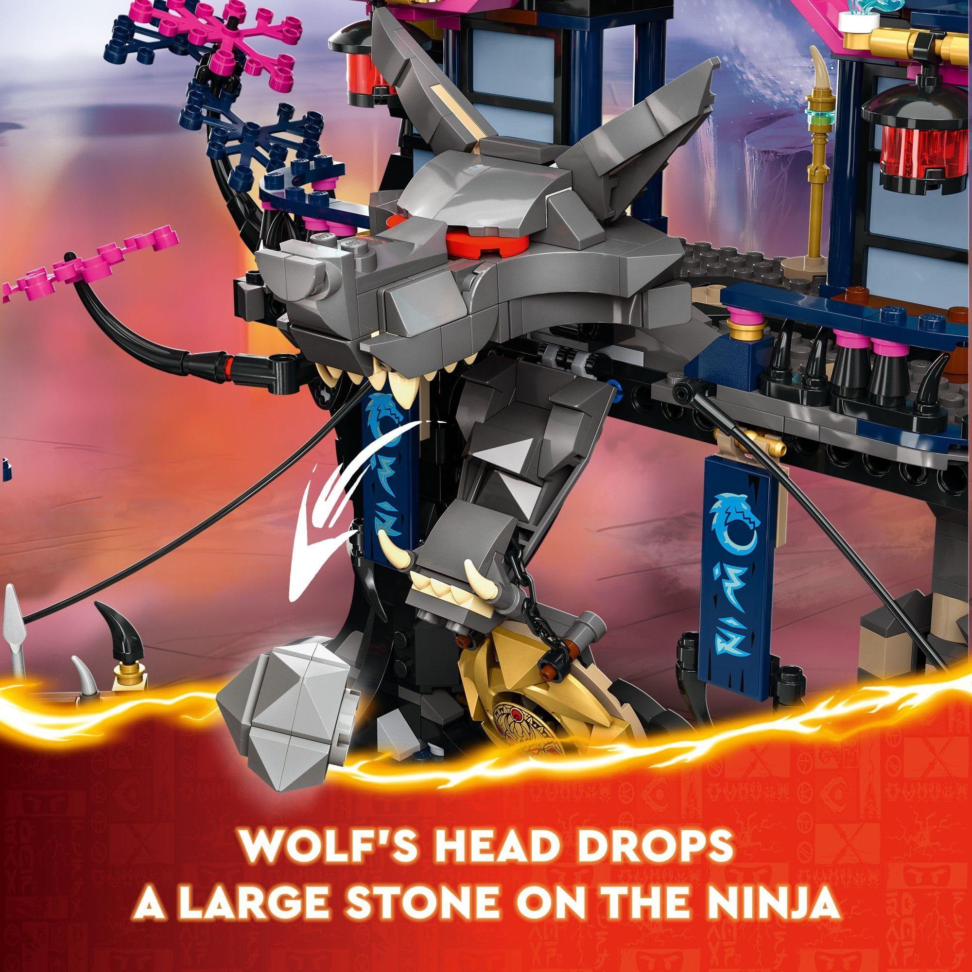 Juguete de construcción LEGO NINJAGO Wolf Mask Shadow Dojo -5