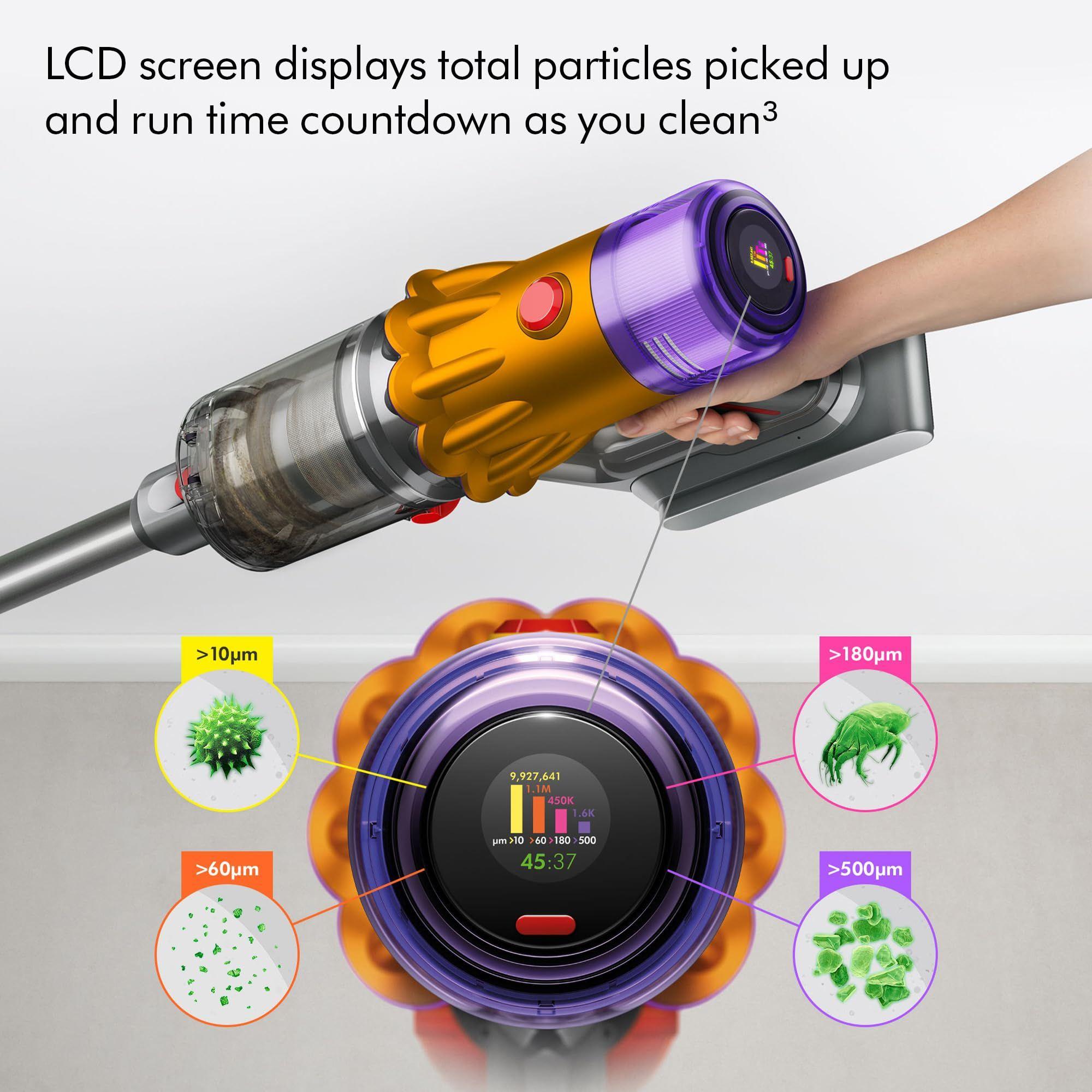 Aspirador inalámbrico Dyson V12 Detect Slim Amarillo/Hierro-4